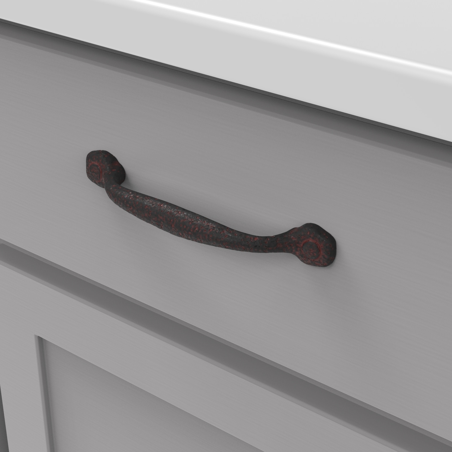 Hickory Hardware P2998-RI-10B Cabinet-Pulls - View #3