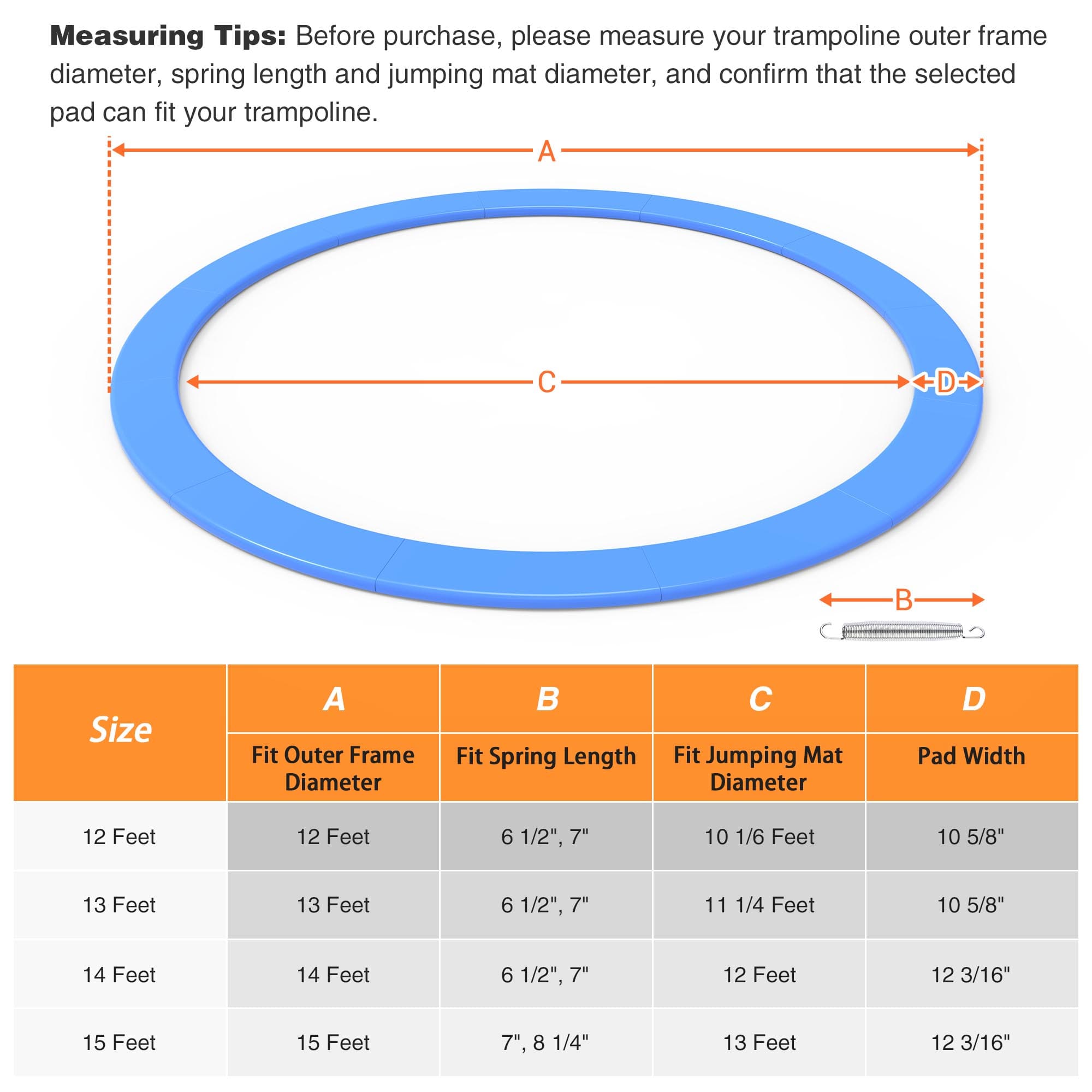 Yescom 09TSP002-12F-03.V-LO Trampoline-Accessories - View #8