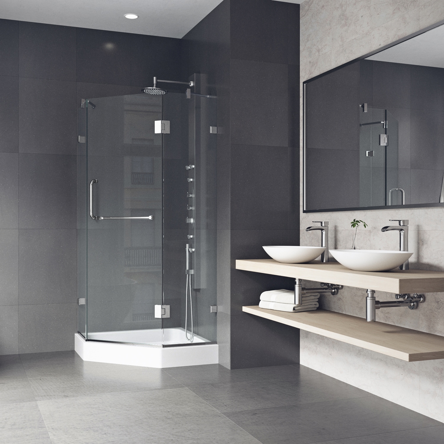 VIGO VG6062CHCL40W Alcove-Shower-Kit - View #3