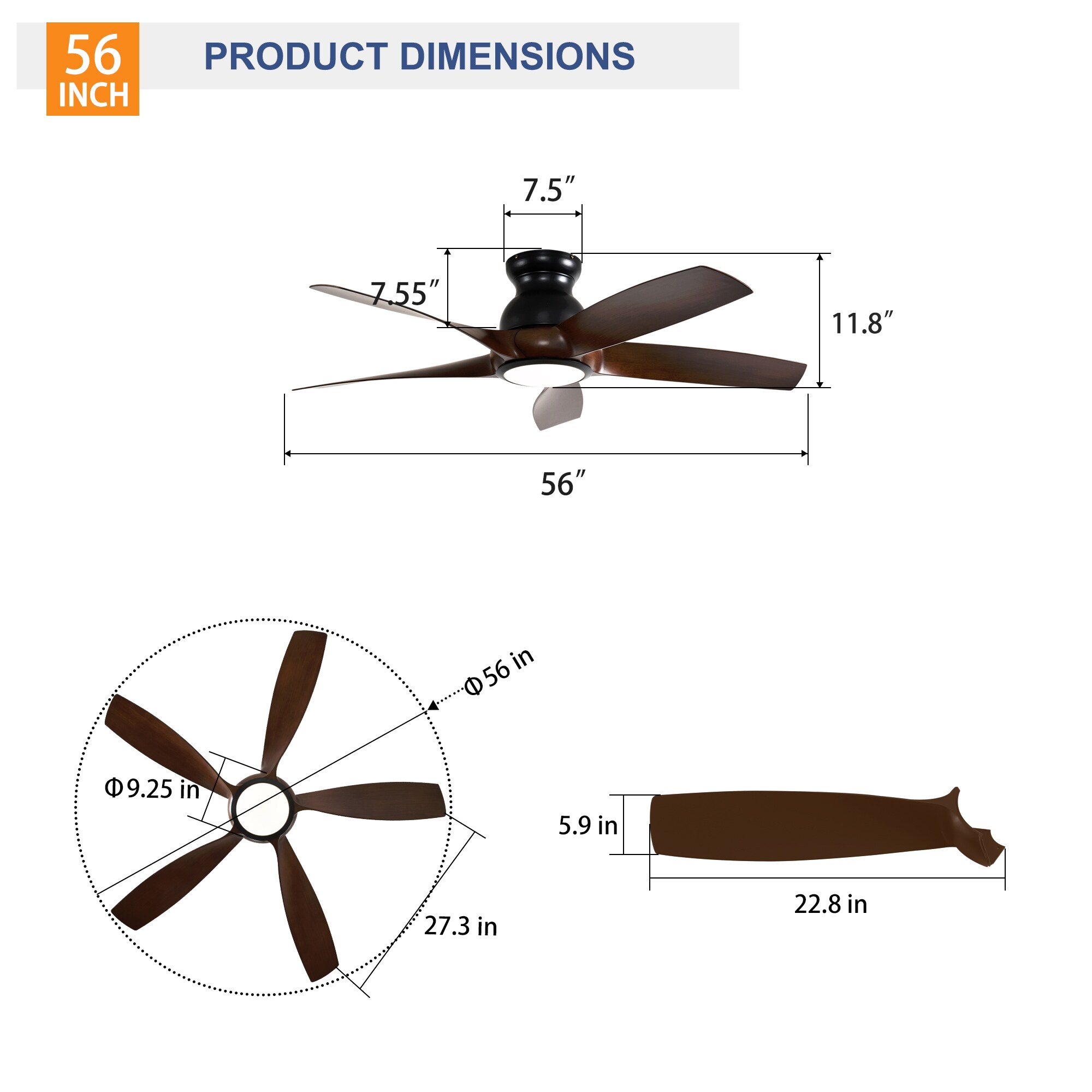 LUXEYARD DS-J-W3775P382517 Ceiling-Fans - View #4