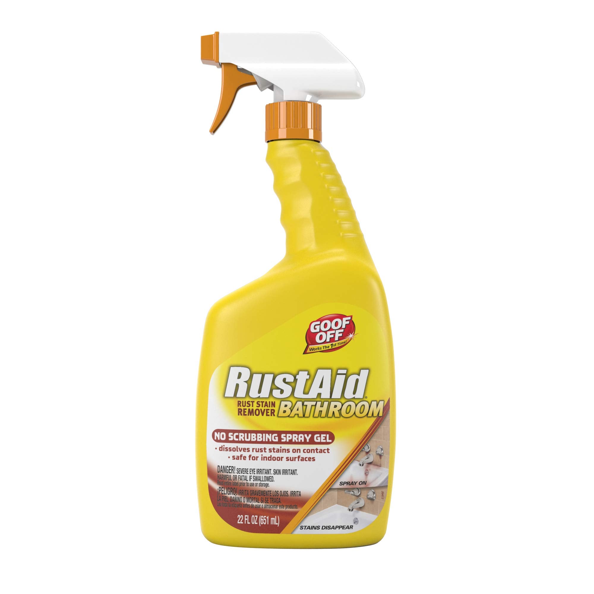 Goof Off  RustAid Bathroom Rust Stain Remover 22 fl oz Spray (ESX20005)
