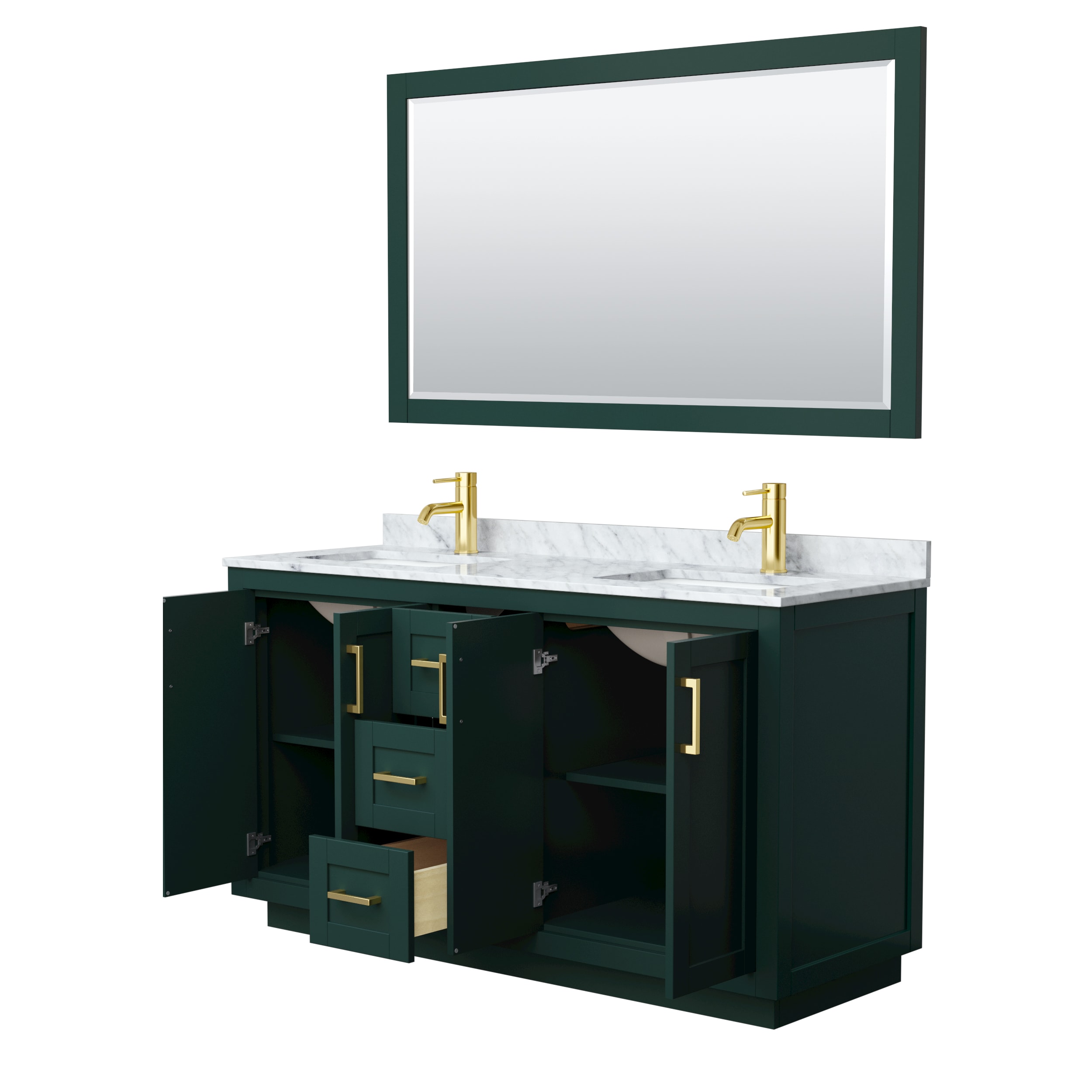 Wyndham Collection WCF292960DGDCMUNSM58 Bath-Vanity-Combo - View #3