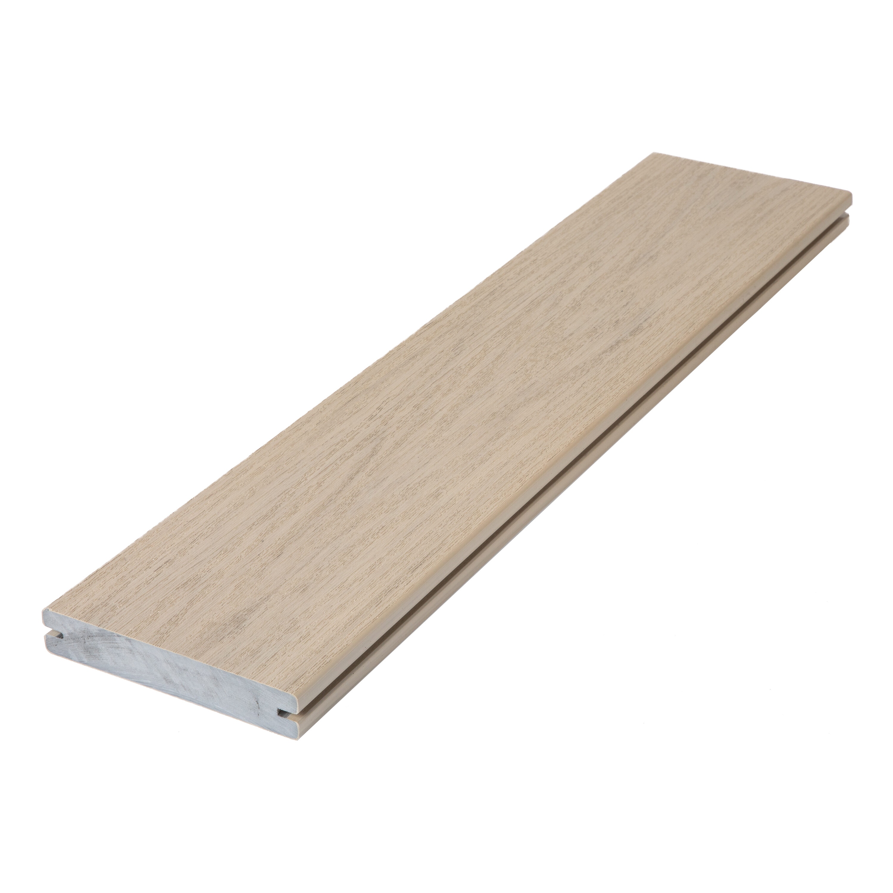 Wolf Home Products 4020324 Tropical Hardwoods 1-in x 6-in x 20-ft Beechwood Grooved PVC Deck Board