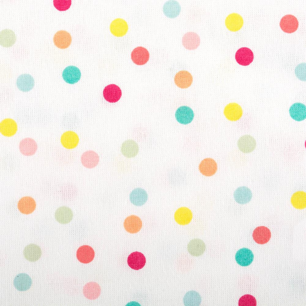 DII Polka Dot Tablecloth - 70-in x 70-in - Colorful Serveware Accessory ...
