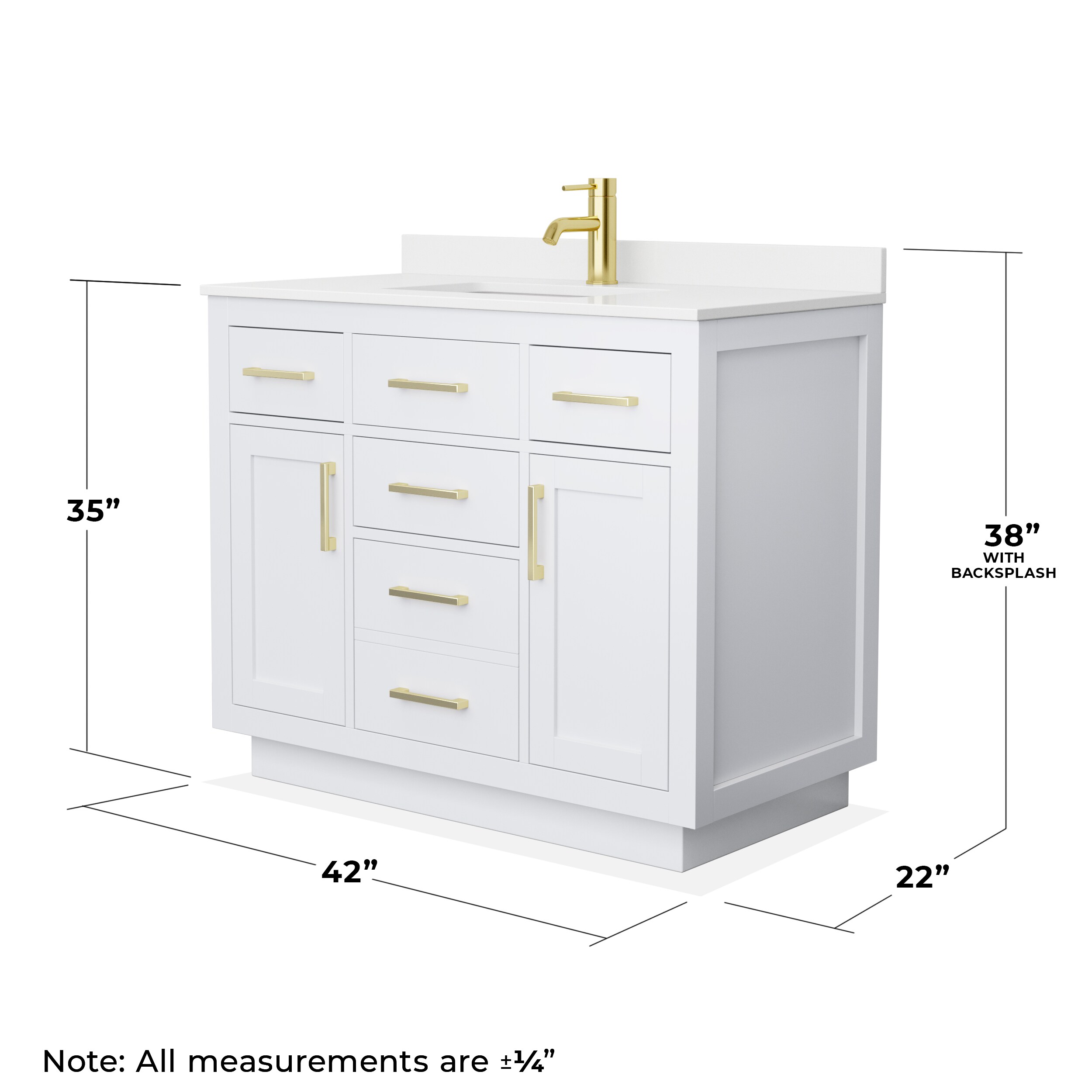 Wyndham Collection WCG262642SWGWQUNSMXX Bath-Vanity-Combo - View #5