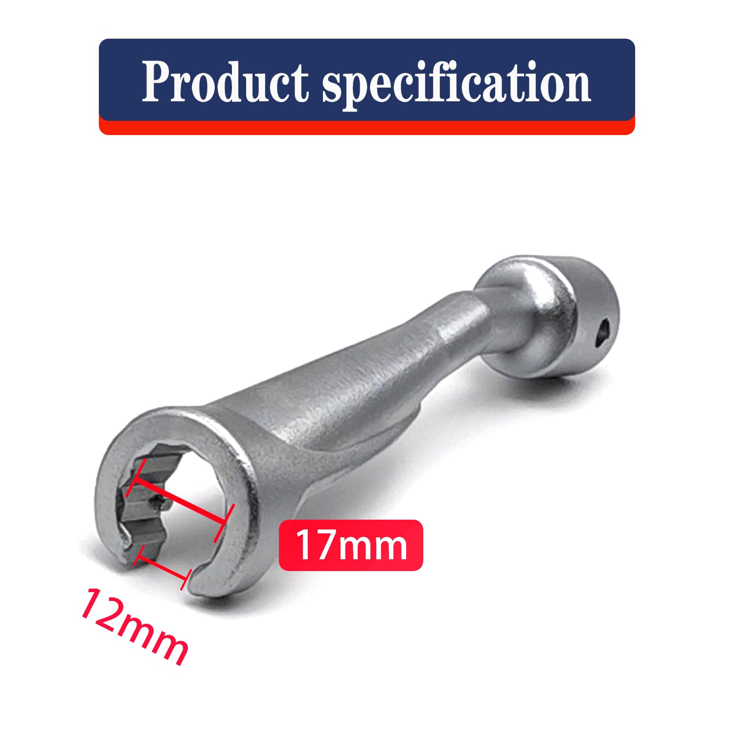 Etokfoks 17mm 1 or 2 in drive common rail injection tank line nut ...
