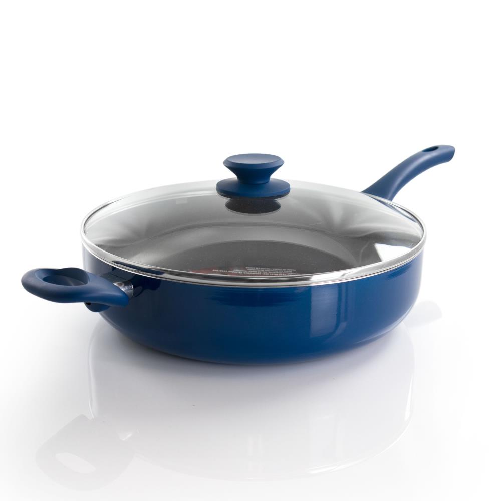 Wholesale Gibson Saute Pan W/ Lid- 5qt- Blue YALE BLUE