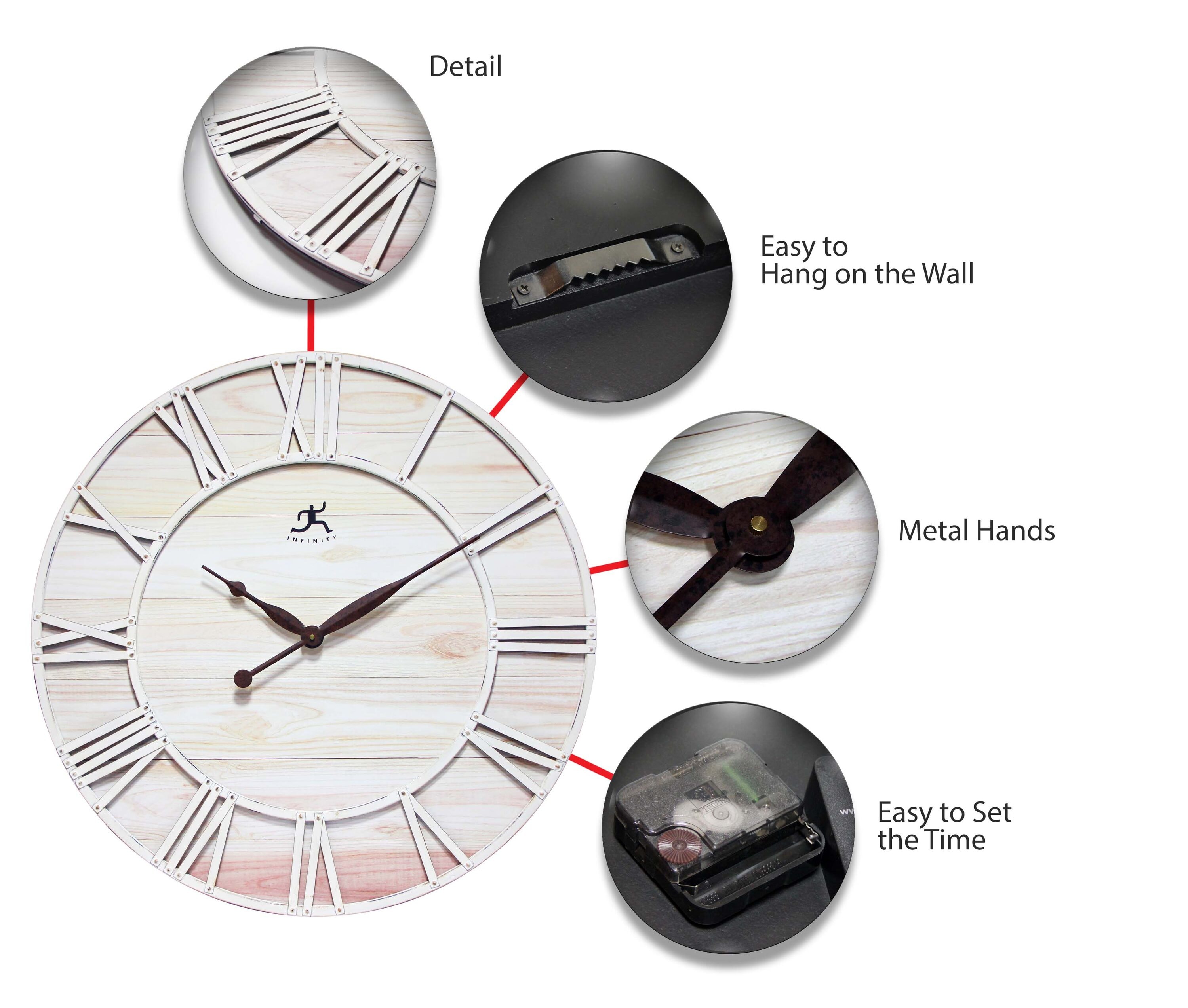 Infinity Instruments 15583 Indoor-Outdoor-Clocks - View #4