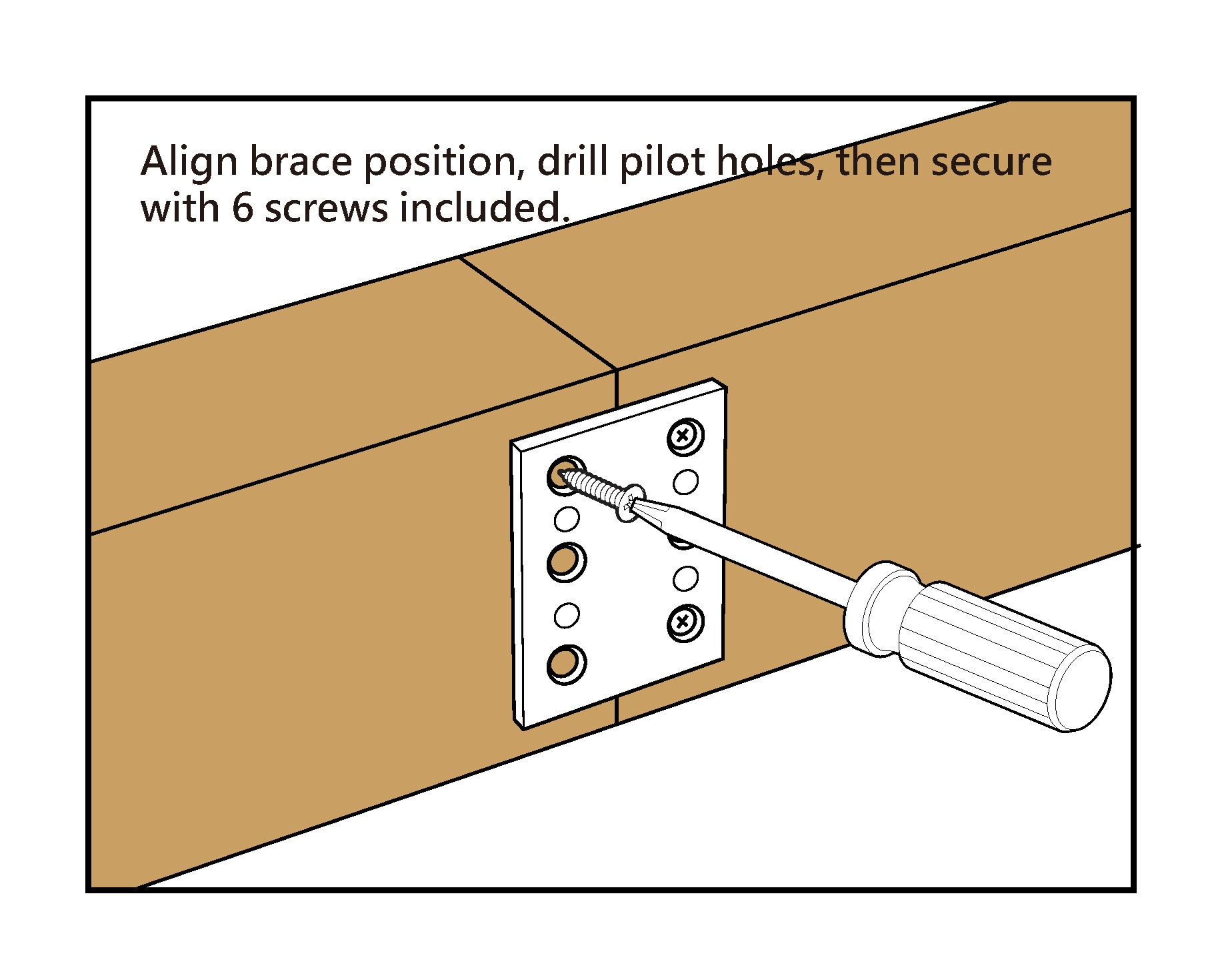 RELIABILT 32012ZCXLG Mending-Plates-Brackets-Braces - View #2