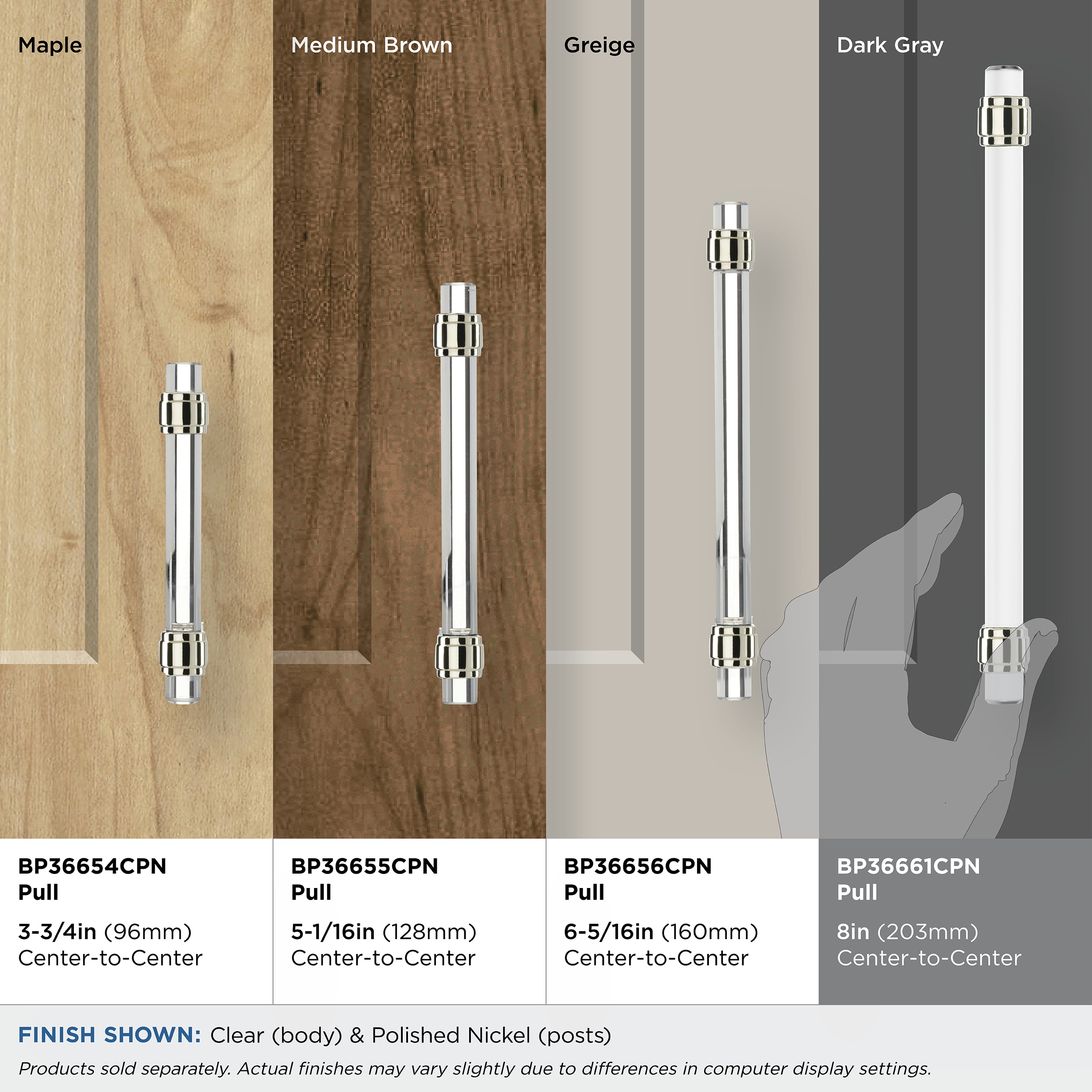 Amerock BP36661CPN Cabinet-Pulls - View #3
