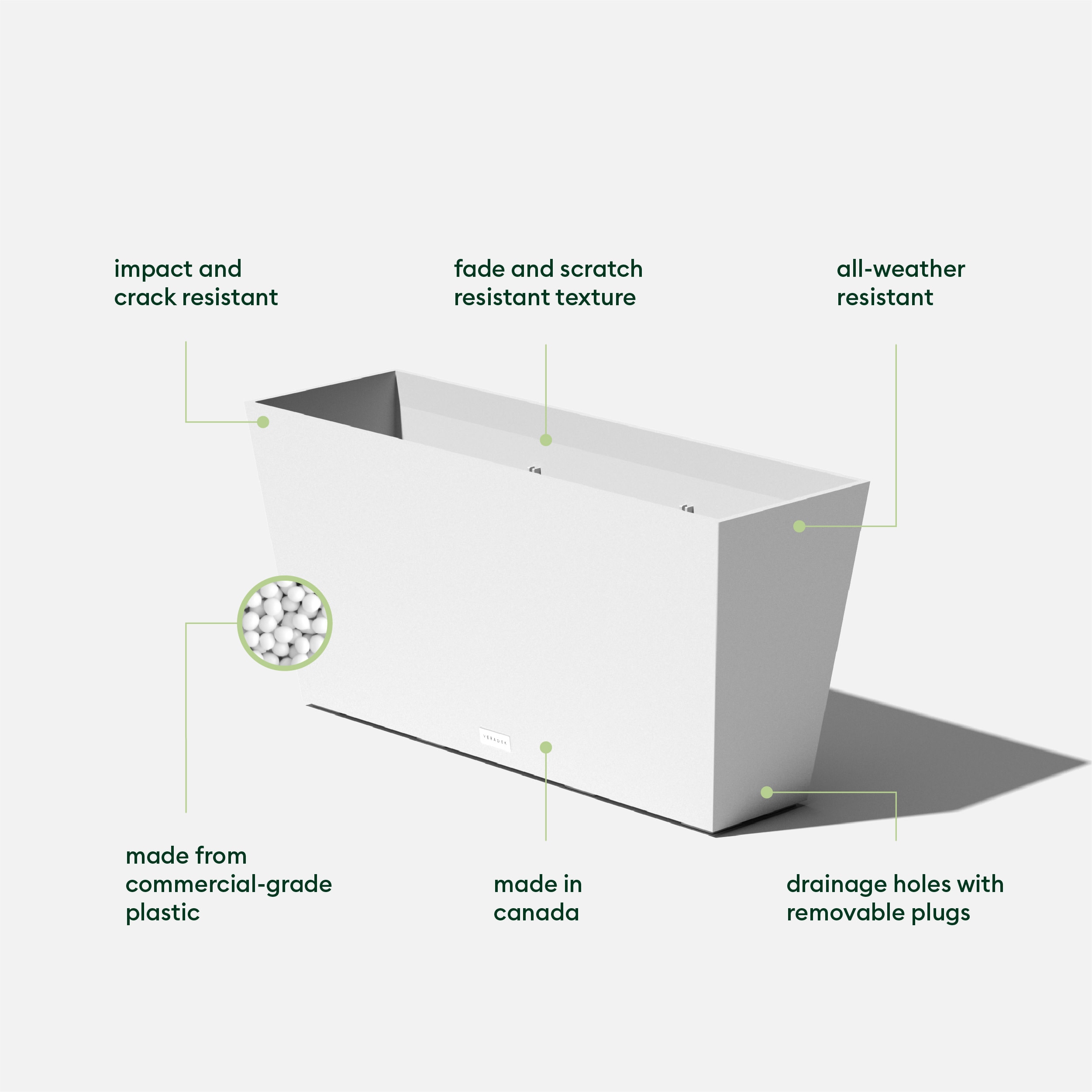 Veradek MLO31W-2PK Planter-Window-Box - View #2