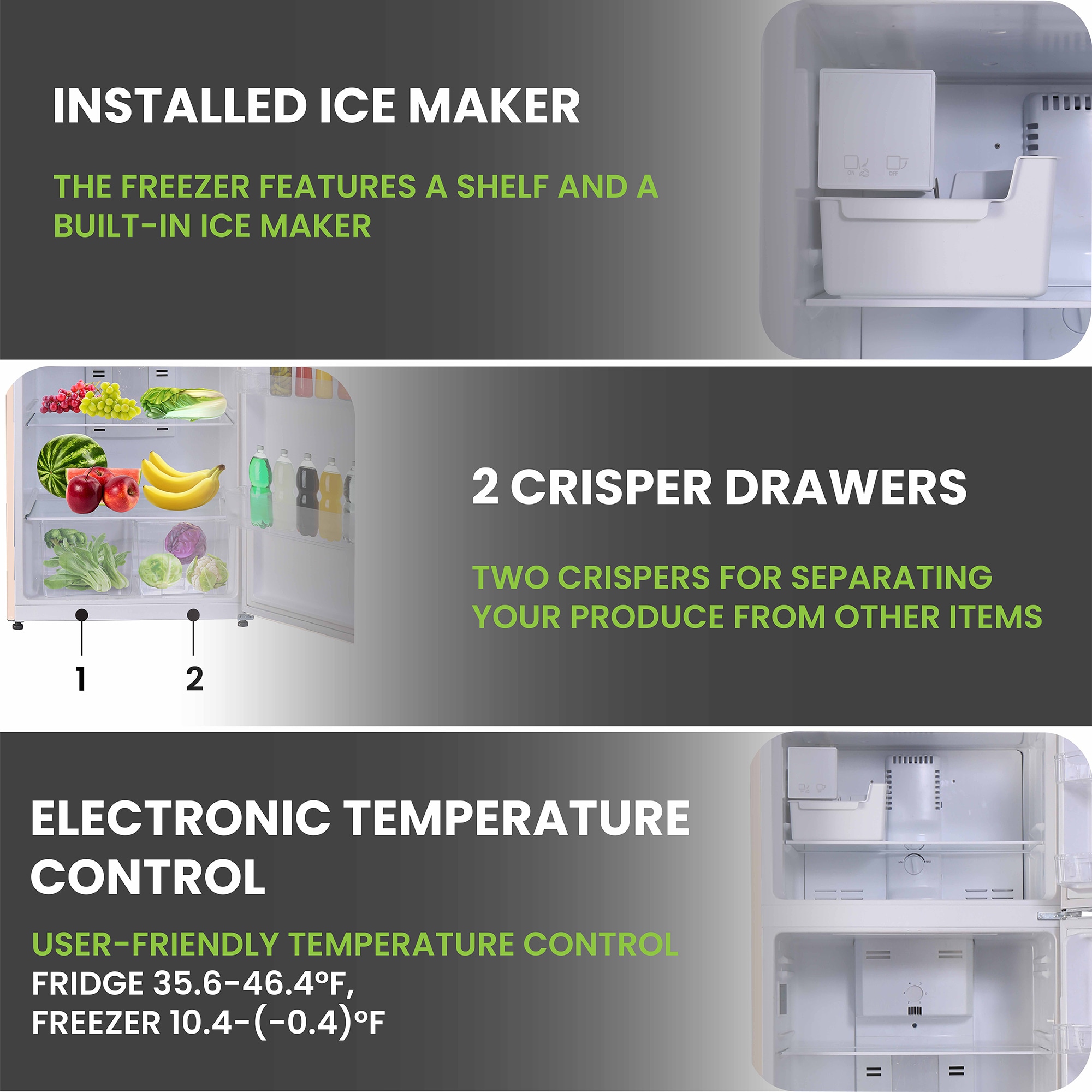 ConServ RRFI 18 C Top-Freezer-Refrigerators - View #10