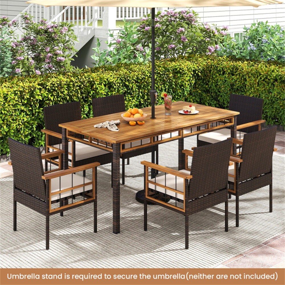 Dimakai DK-HW74045WH Patio-Dining-Sets - View #5