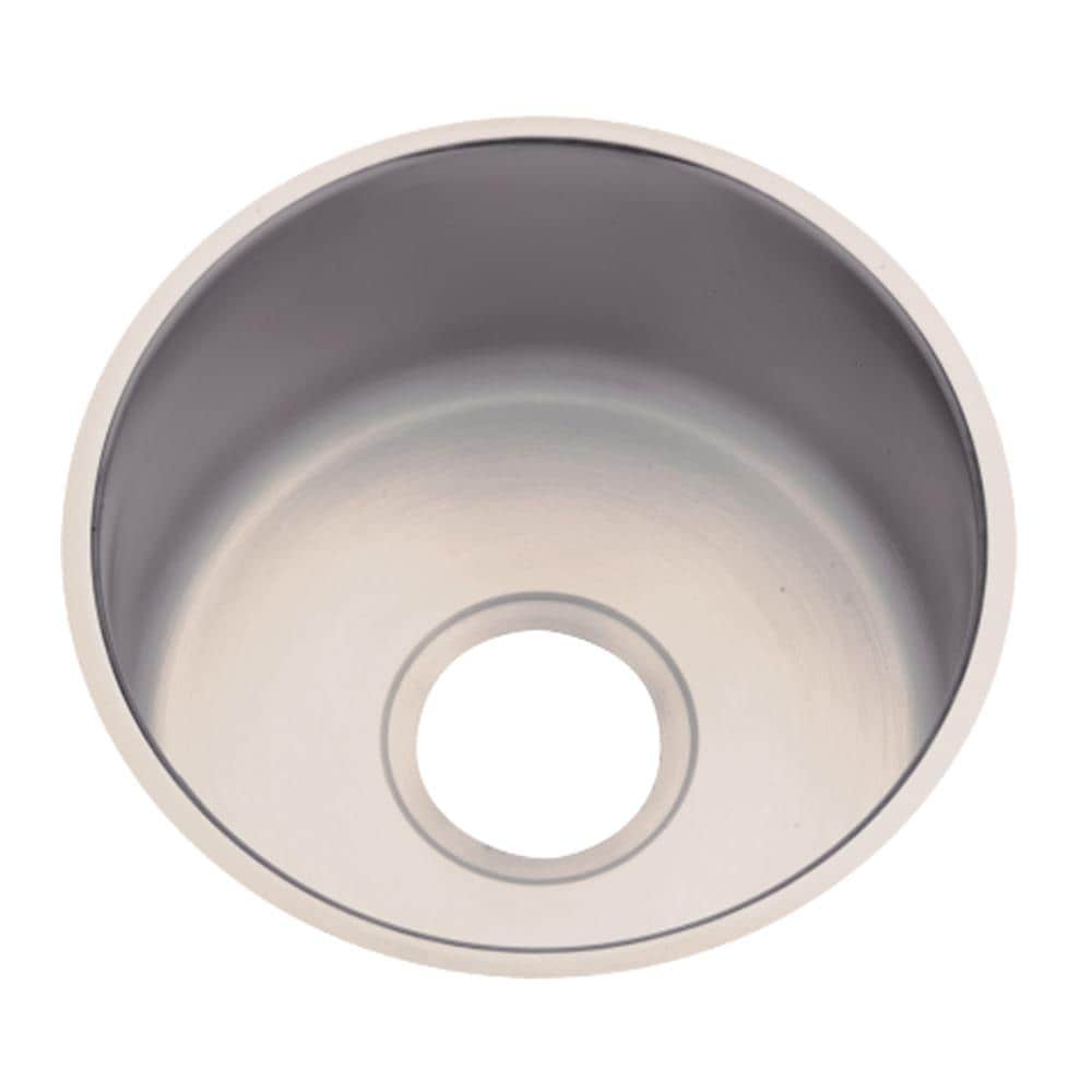 Elkay DCFU12FB Dayton 14.375-in L x 14.375-in W Stainless steel No Faucet Hole Undermount Residential Bar Sink