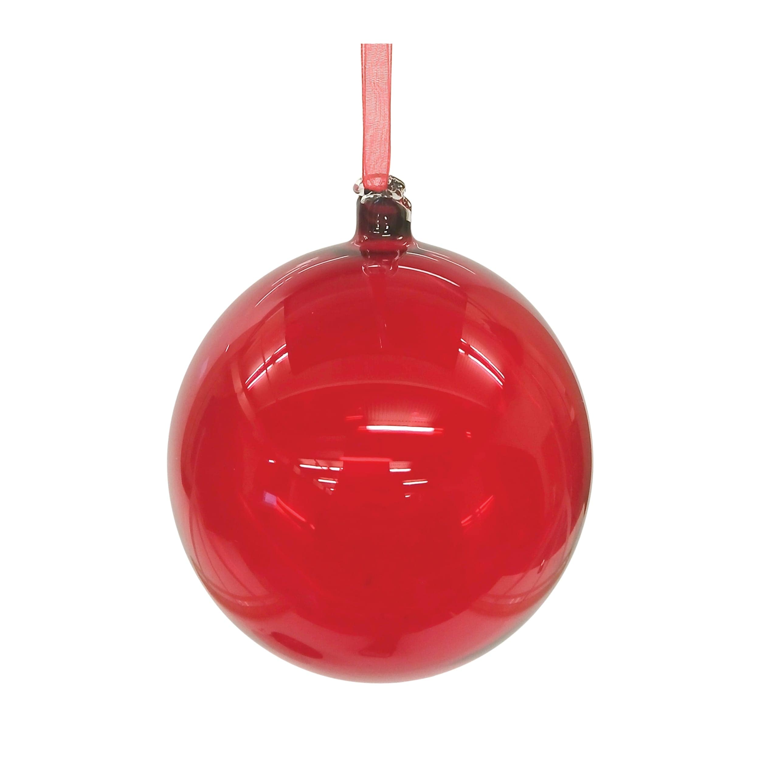 Melrose International Glass Ball Ornaments (Set of 6) #98929DS