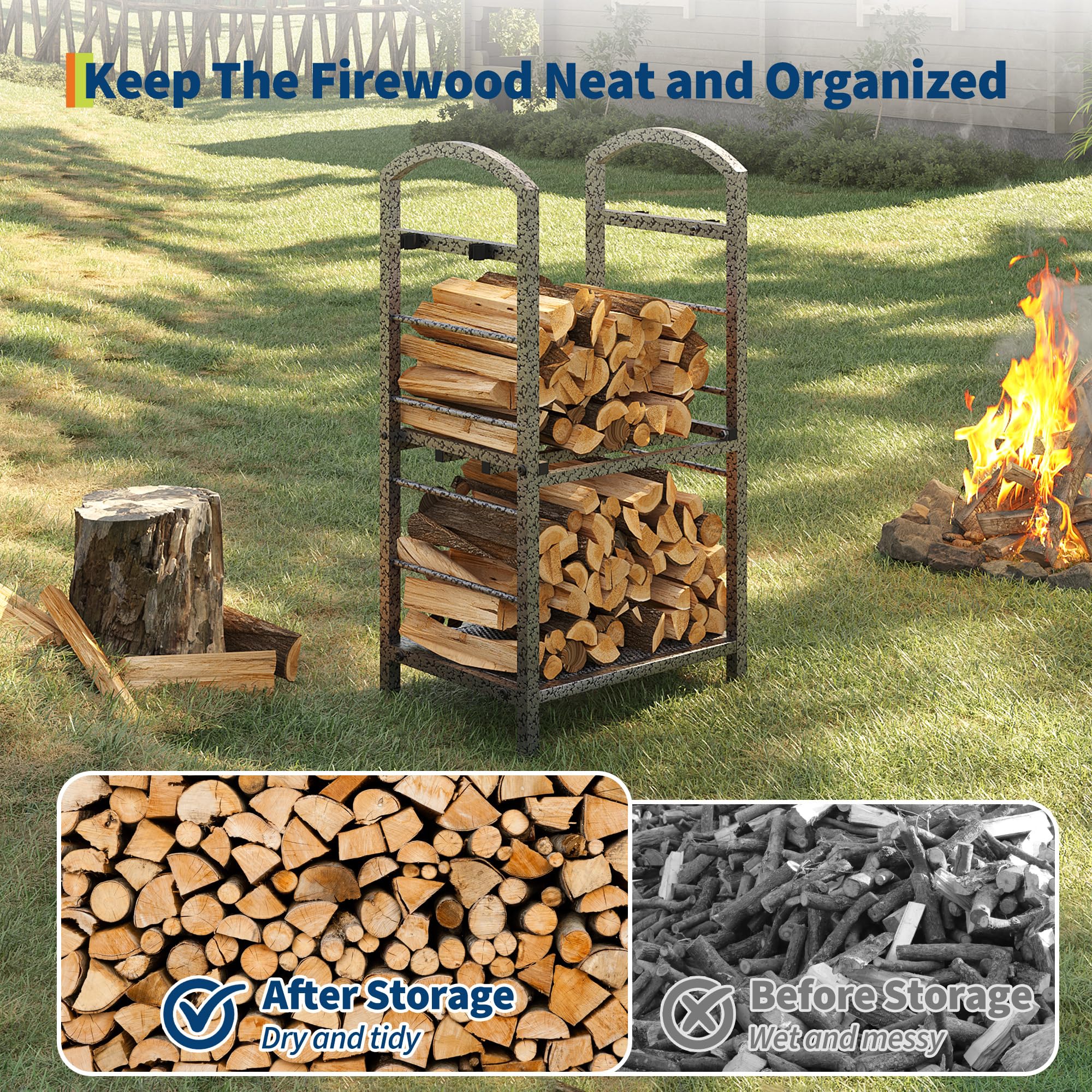 Garvee AGHUBAX136 Firewood-Storage - View #6