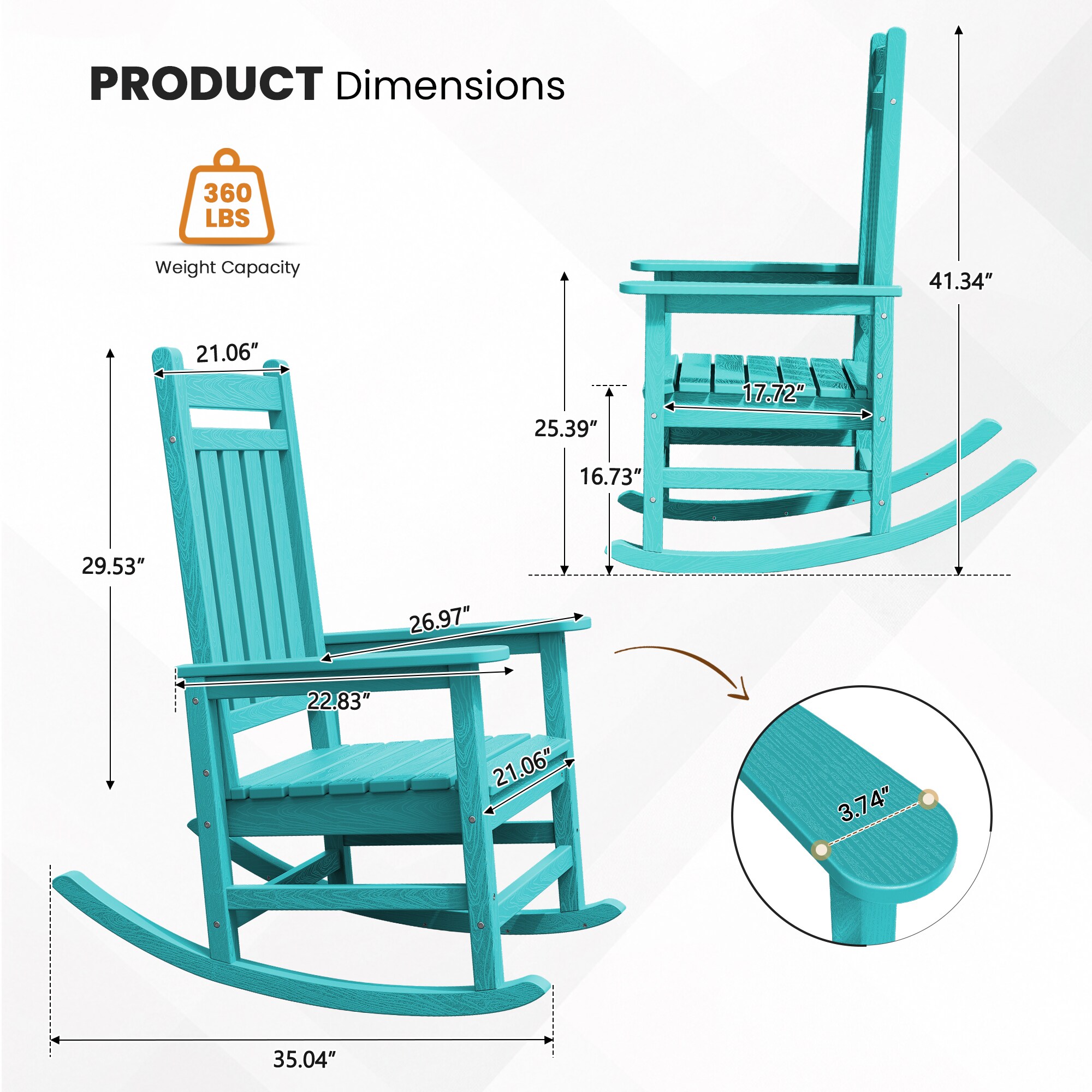 VOUA AK-JKTRGBYY1-BL Patio-Chairs - View #3