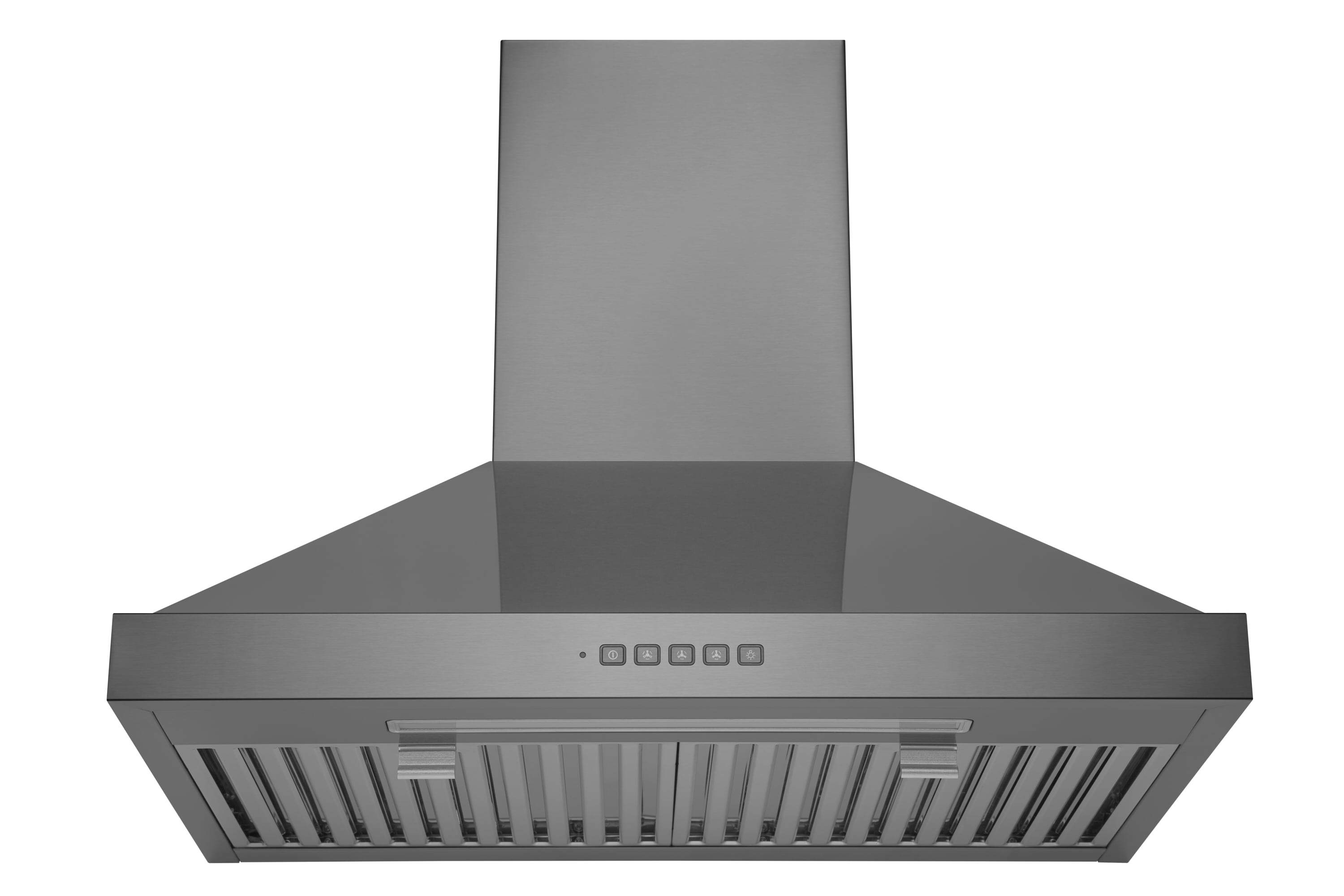 Hauslane WM-590BSS-30 30 inch Convertible 500-CFM Black stainless steel Wall-Mounted Range Hood