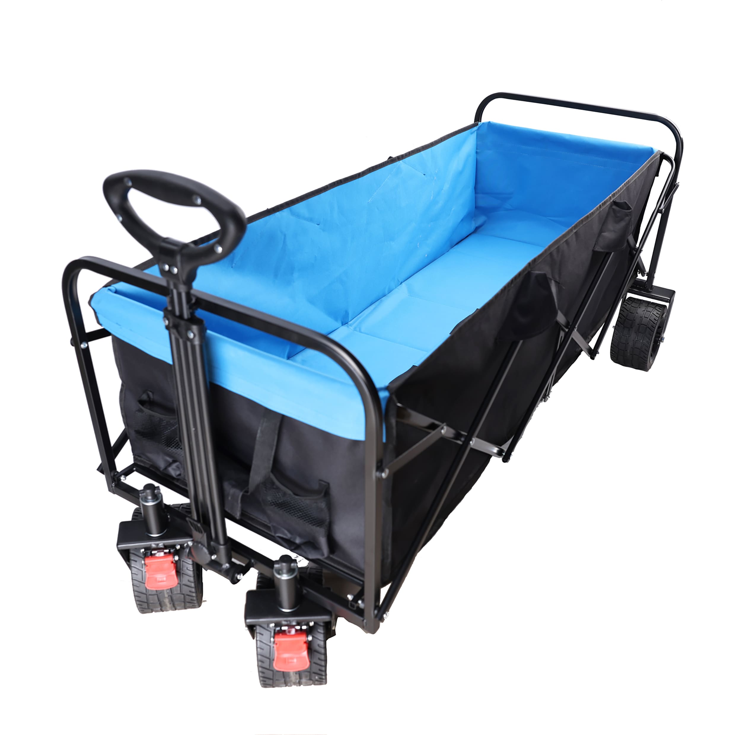 CESICIA FCOMS09G 10-cu ft 4 Wheel Steel Push Wheelbarrow