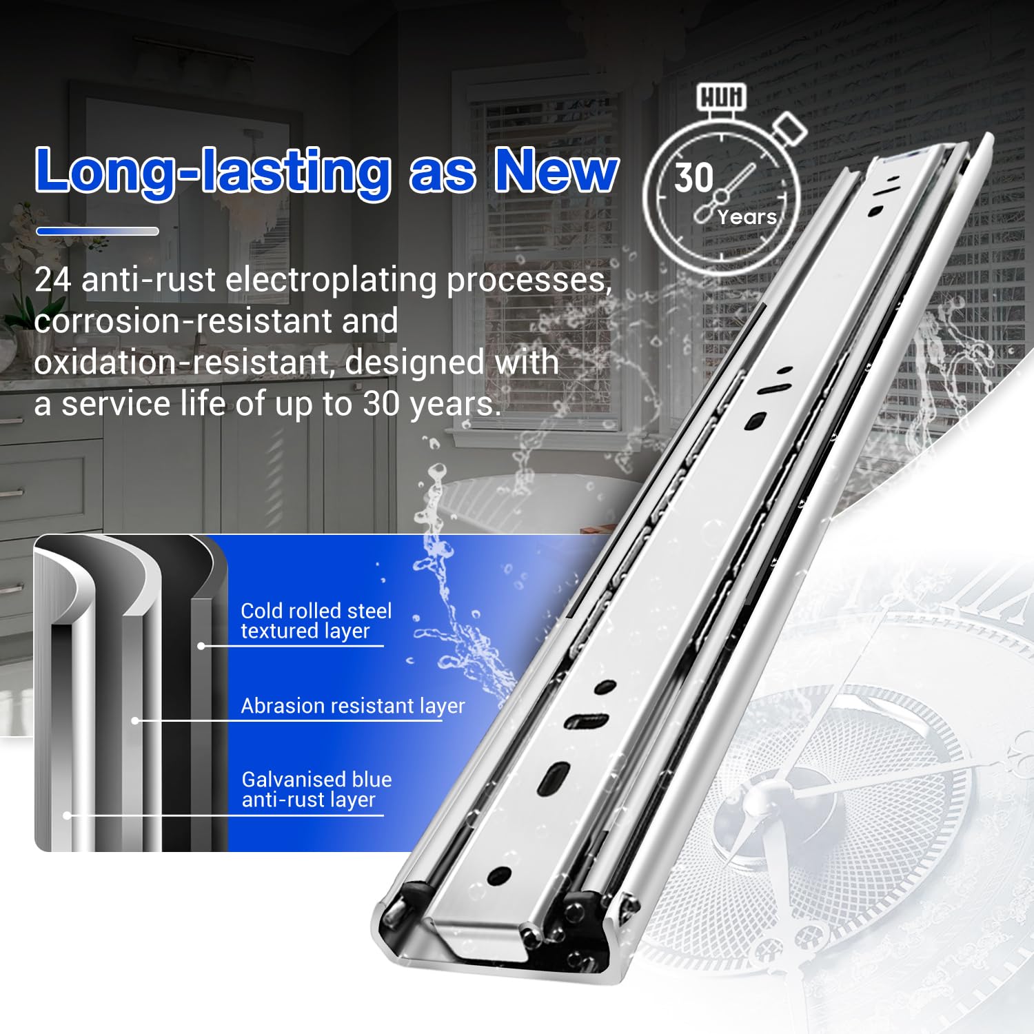 SenQWFa LDC0820C056 Drawer-Slides - View #6