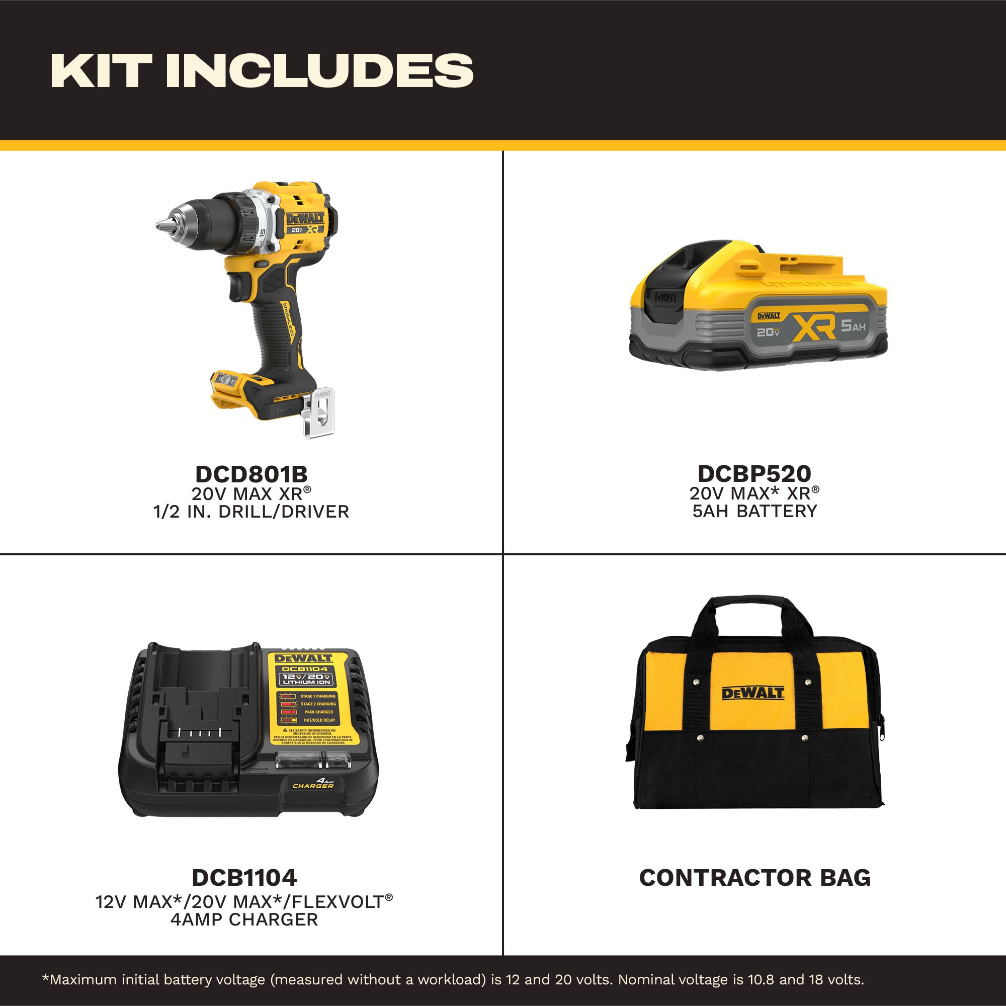 DEWALT DCD801H1 c100010 - View #2