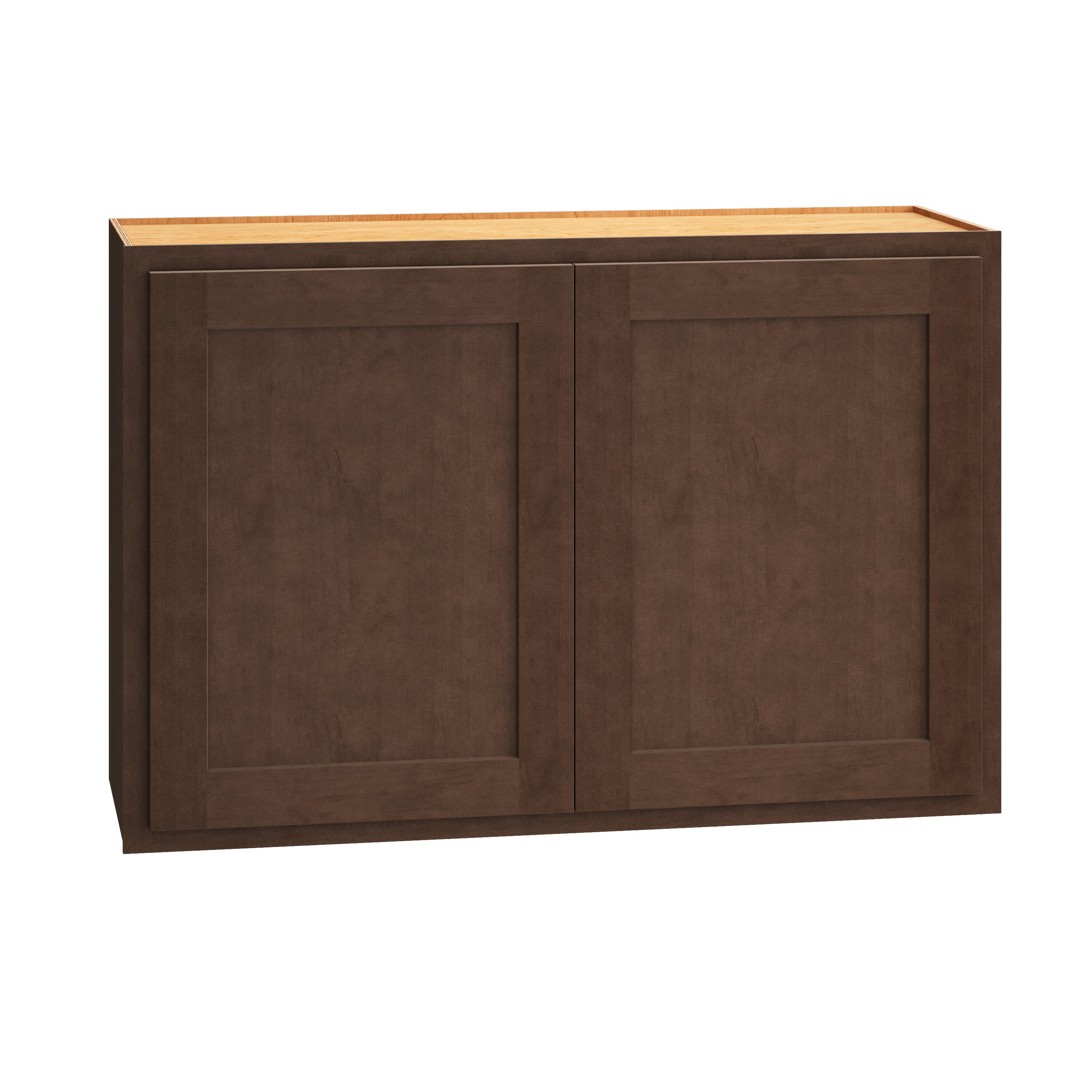 Diamond Express Jamestown 36-in W x 36-in H x 12-in D Thatch Partial Overlay Wall Fully Assembled Plywood Cabinet (Recessed Panel Shaker Door Style)