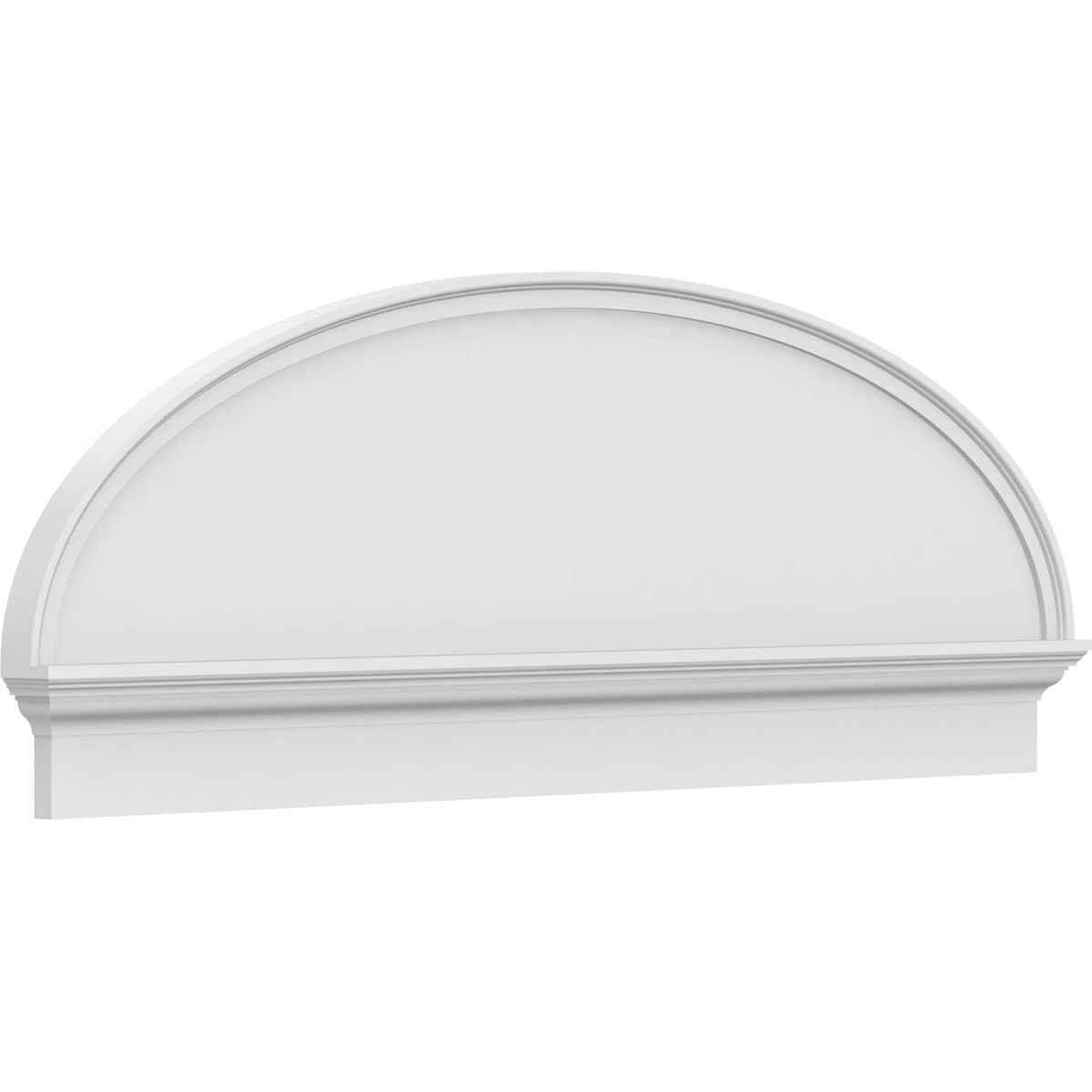 Ekena Millwork PEDPC060X220ELL00 60-in W x 21.875-in L PVC Pediment