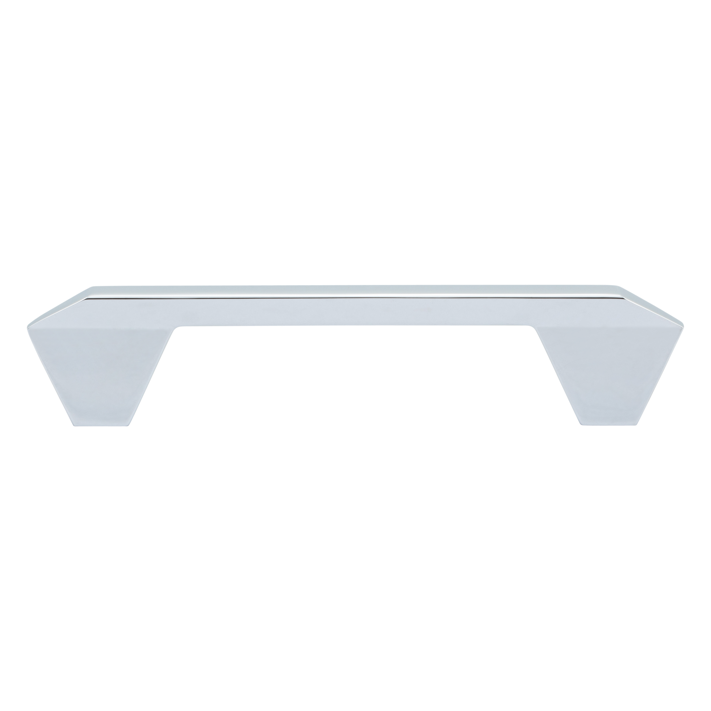 Villa Valentina VV1796PC Series No. 17, 3-3/4-in , 96mm Center to Center Polished Chrome Rectangular Handle Drawer Pulls