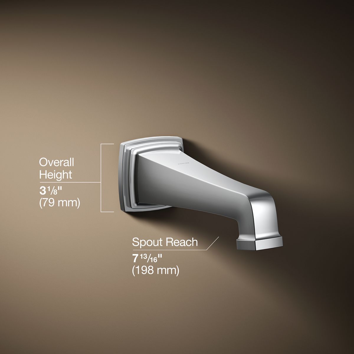 KOHLER 27407-CP Tub-Spout - View #3