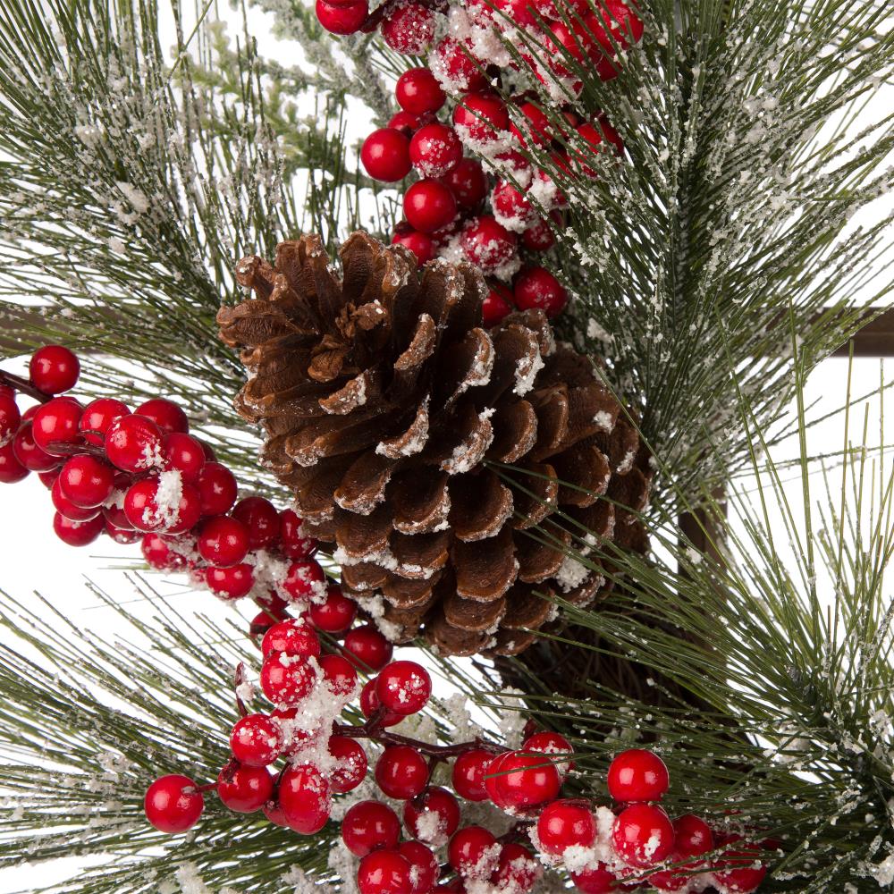 Glitzhome 1115203524 Artificial-Christmas-Wreaths - View #4