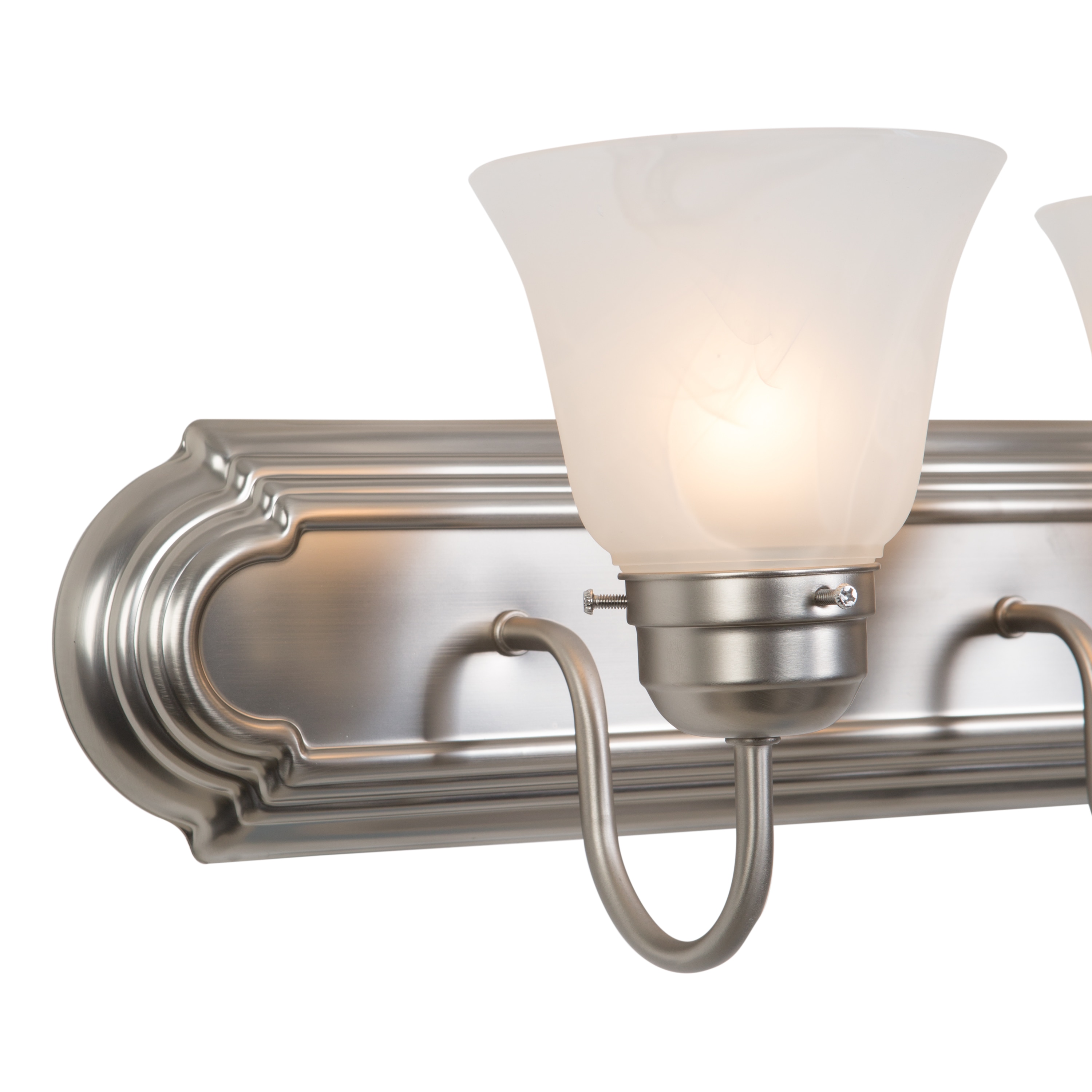 Yosemite Home Decor Vanity Lighting Series 24 In 3 Light Satin Nickel   16912014 