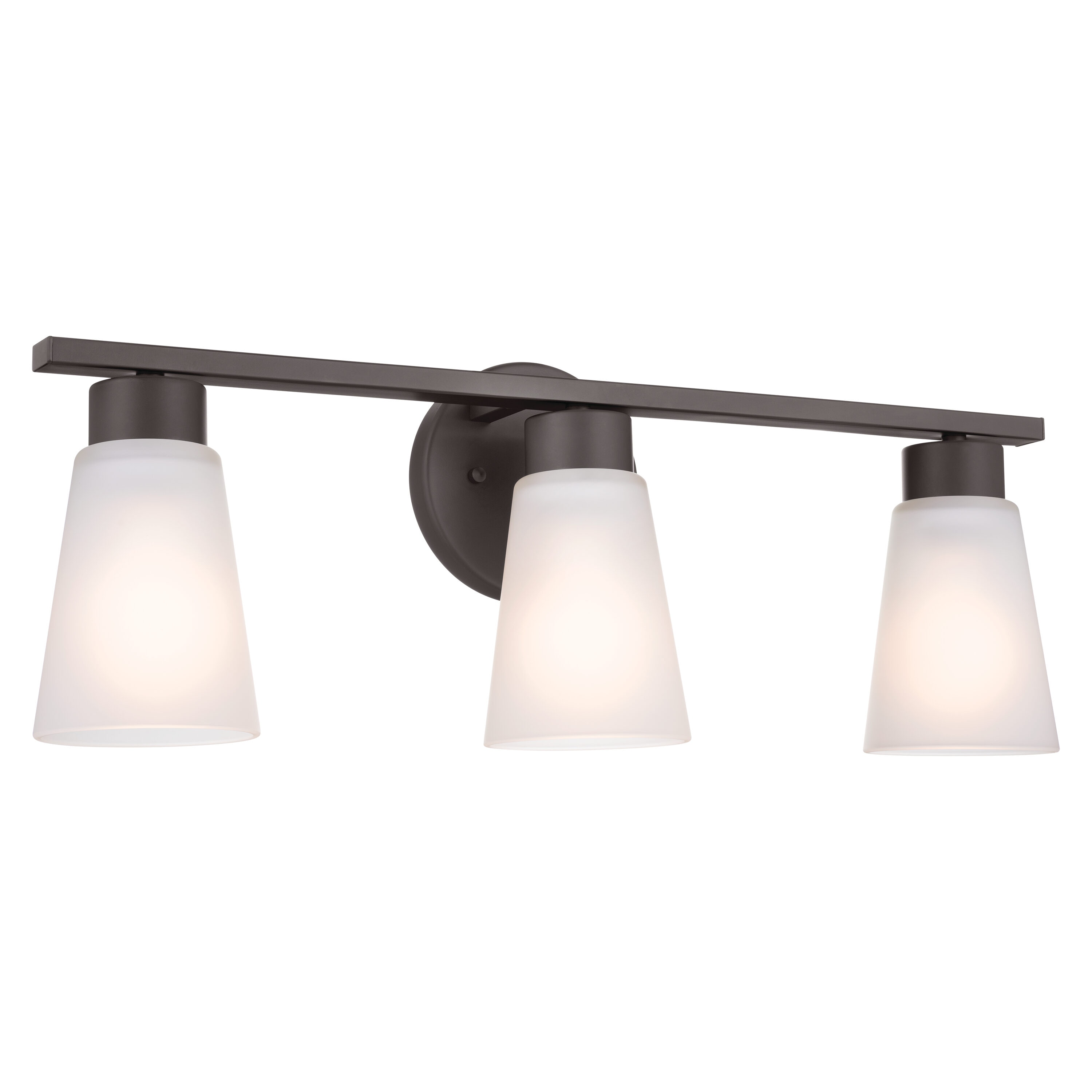 Kichler 55121OZ Stamos 22-in 3 -Light Bronze Transitional Vanity light