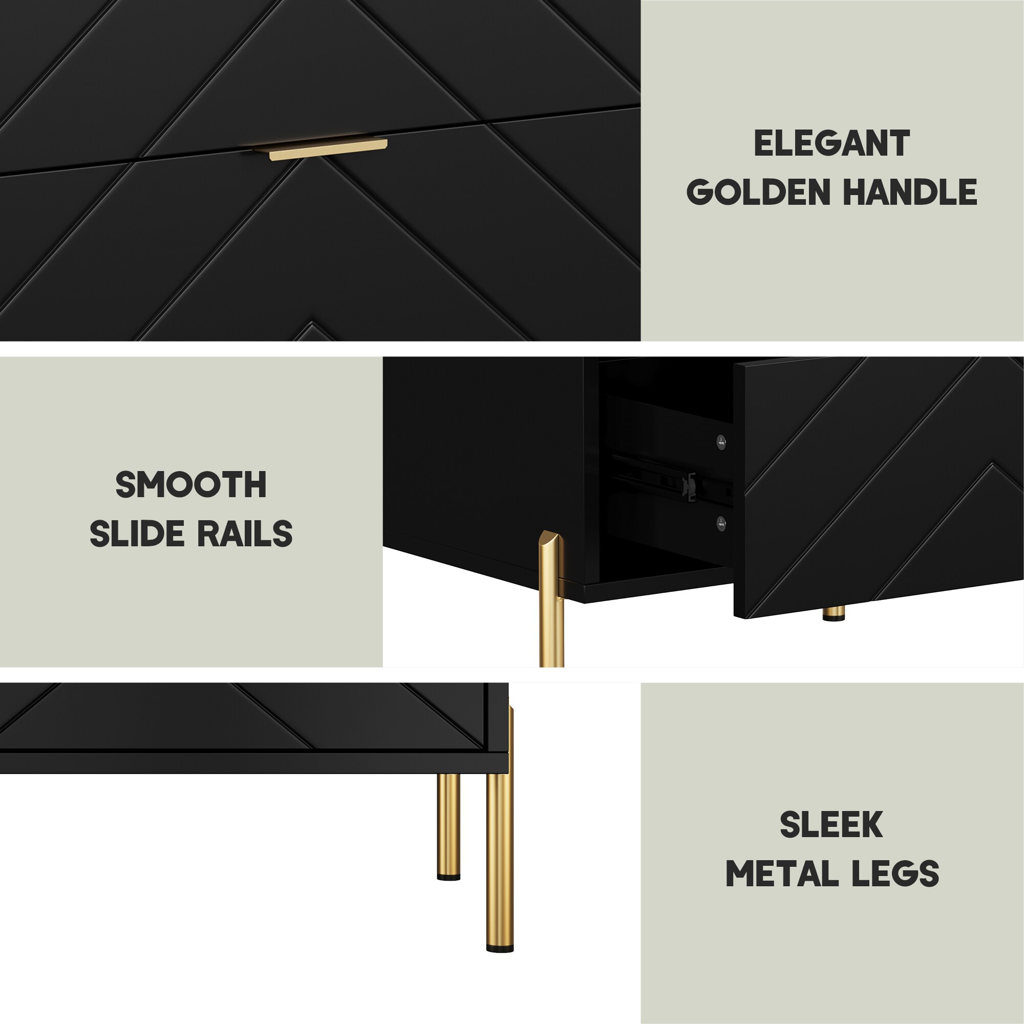 Clihome CL-JH052-013WH-N nightstands - View #9