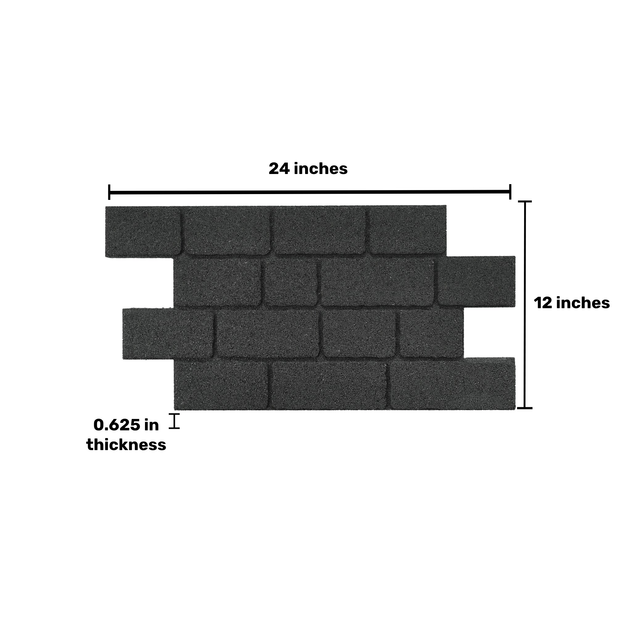 Rubberific DCPV1224BK9 Patio-Stone-Pavers - View #2