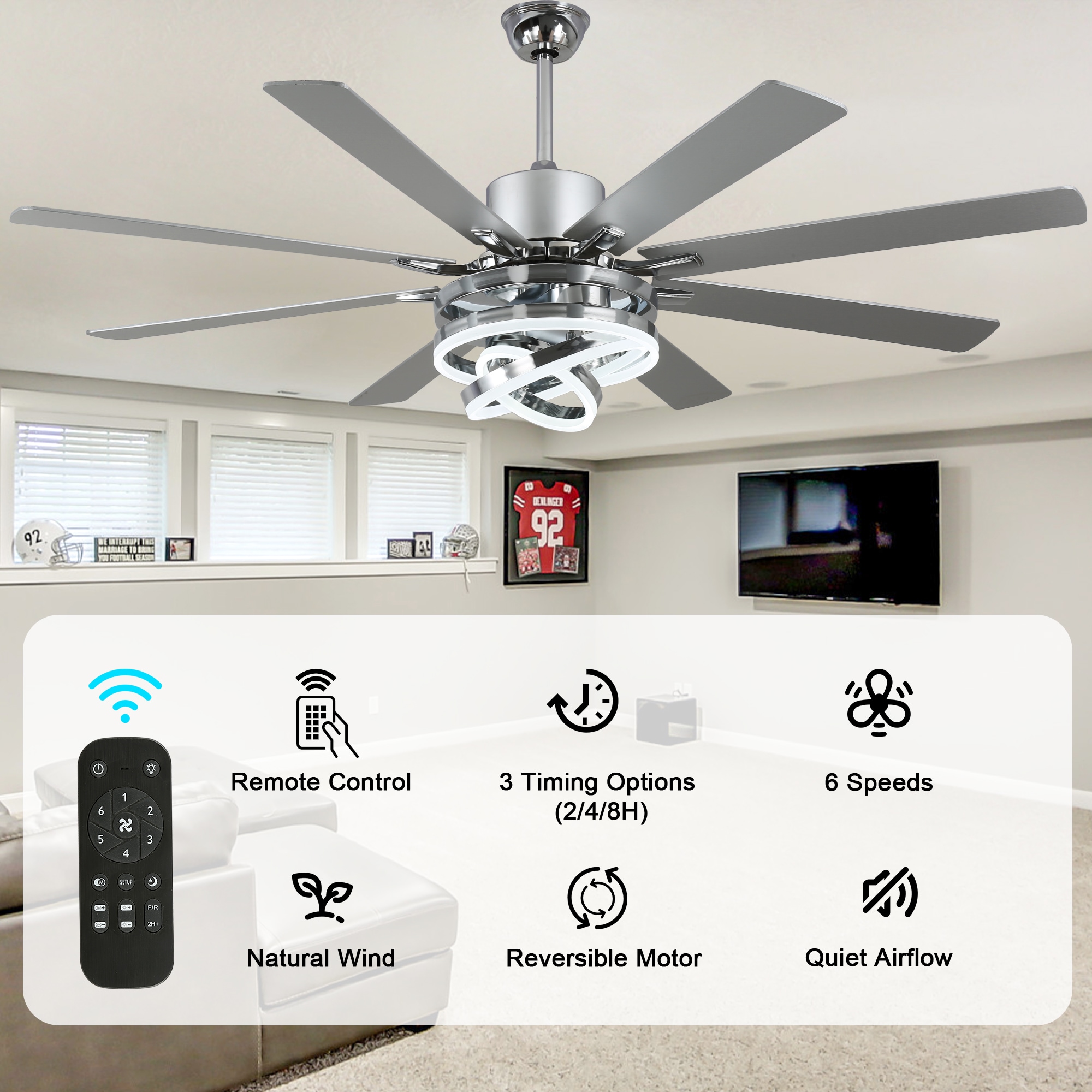Bella Depot DCFSD7205-C Ceiling-Fans - View #6