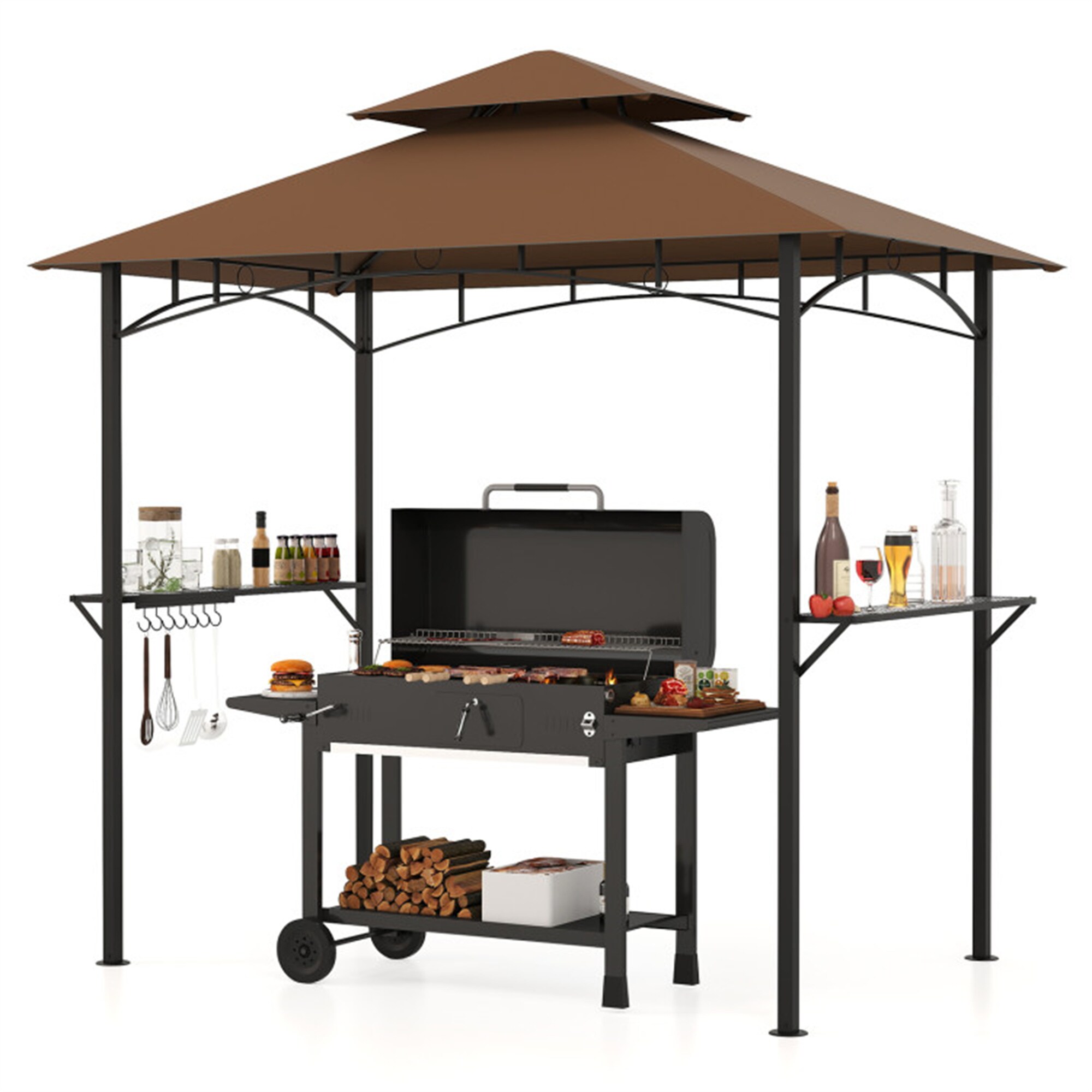 BABOOM BOM-0835BE-CO Wood-Resin-Gazebos - View #3