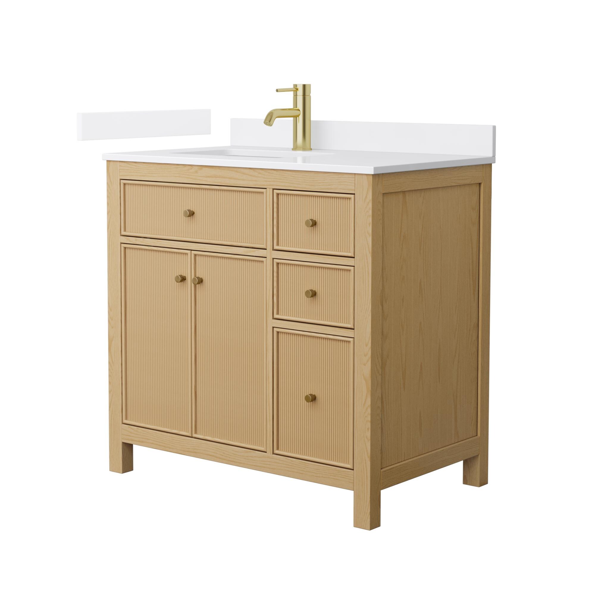 Wyndham Collection WCF929236STGWCUNSMXX Bath-Vanity-Combo - View #2