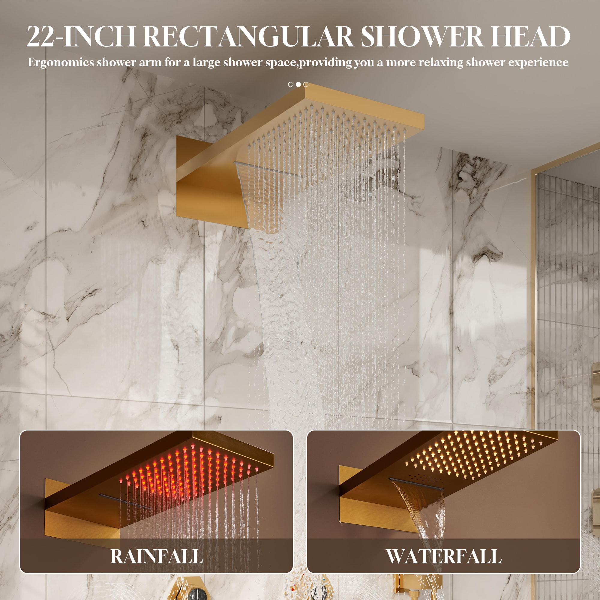 CASAINC CA-160209BV Showerhead-Bar-Panels - View #5