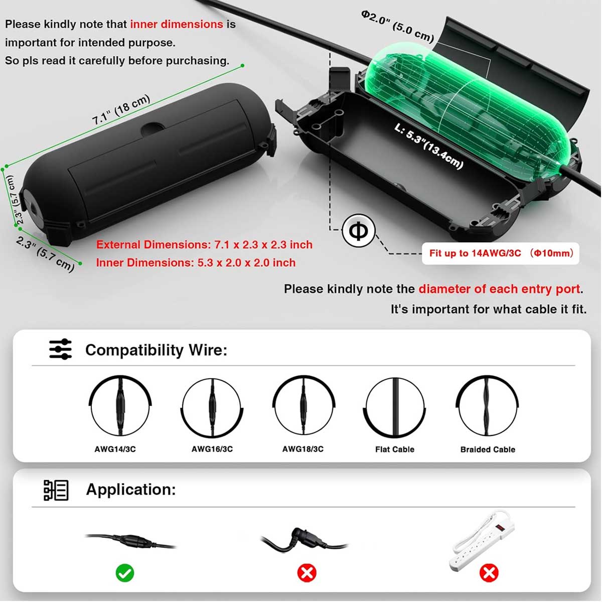 Aoibox LABZB0826021 Receptacle-Covers - View #2
