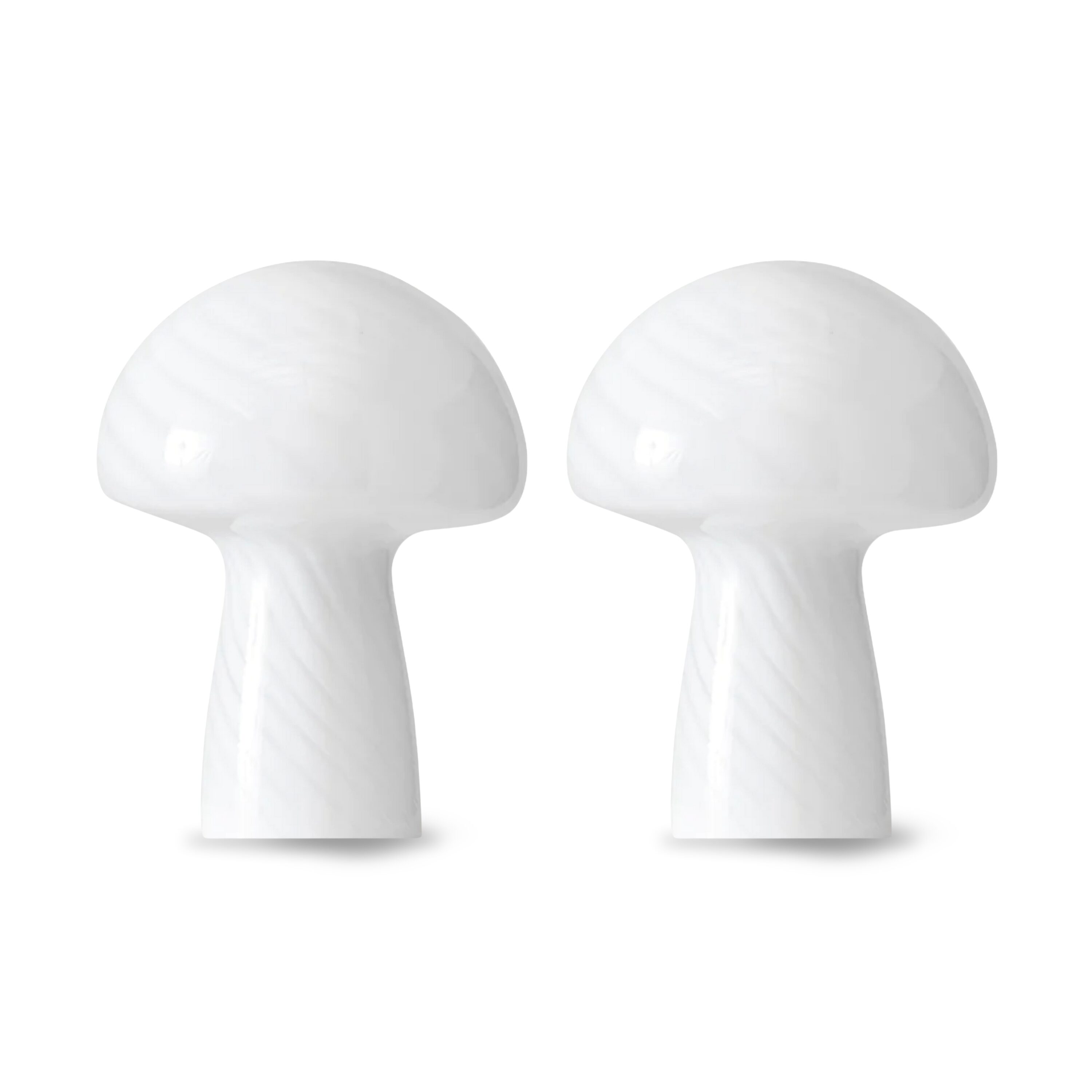 Brightech 13-in Mushroom Vintage Inspired LED Bedside Table Lamp (2-Pack)