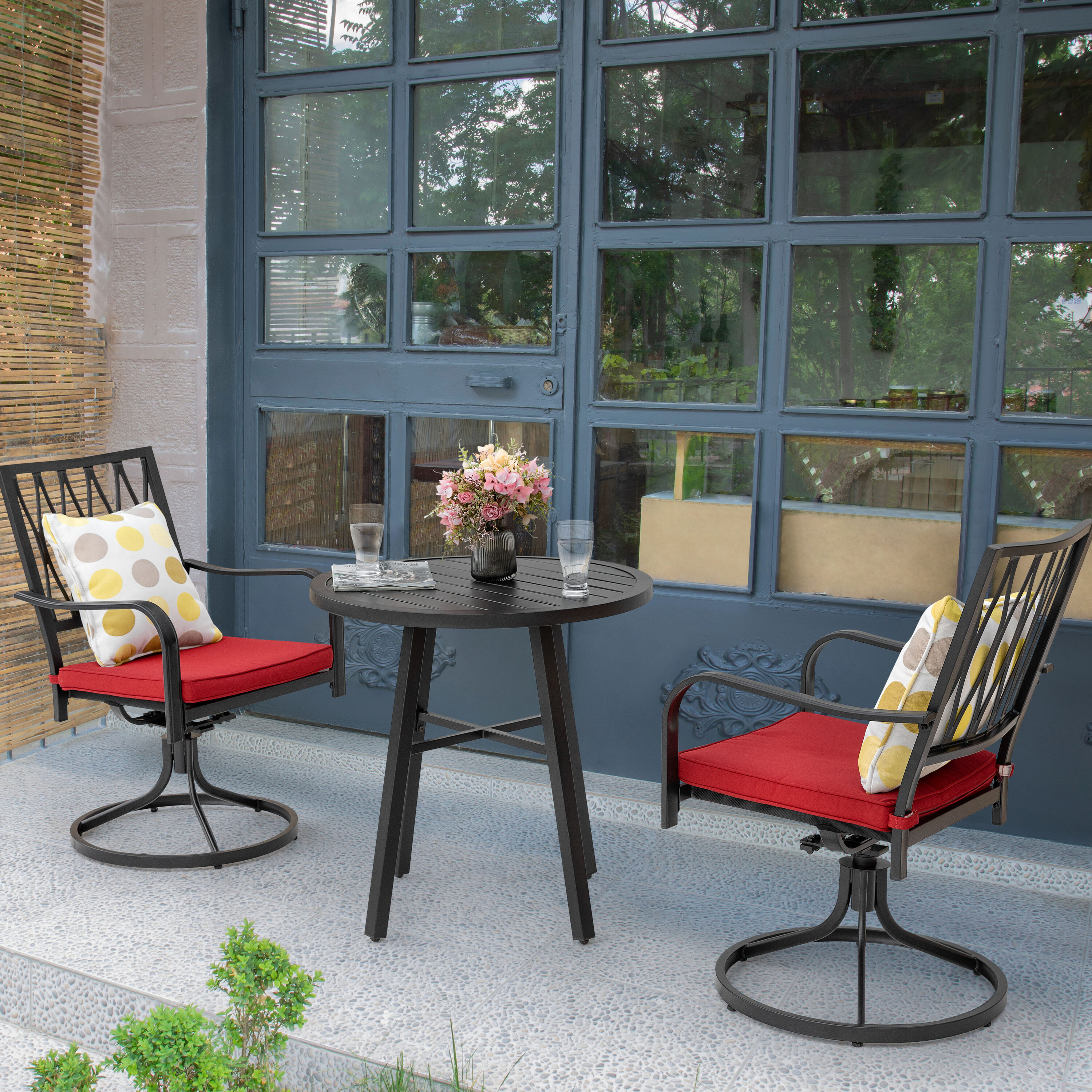 Lowes bistro deals patio set