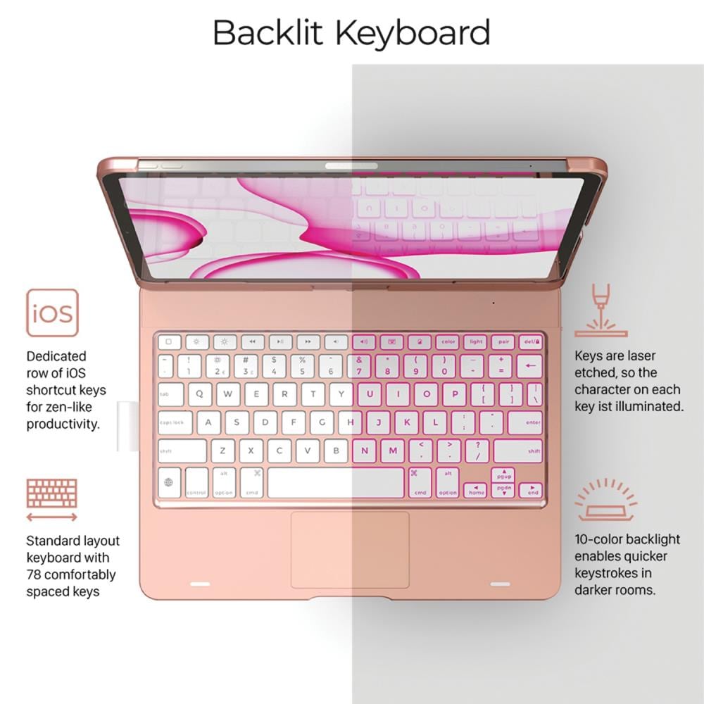 Typecase Flexbook Touch Keyboard Case with Touchpad For 11