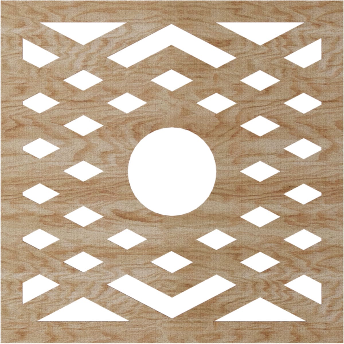 Ekena Millwork CMWP38X38X0250CHRO Ceiling-Medallions - View #4