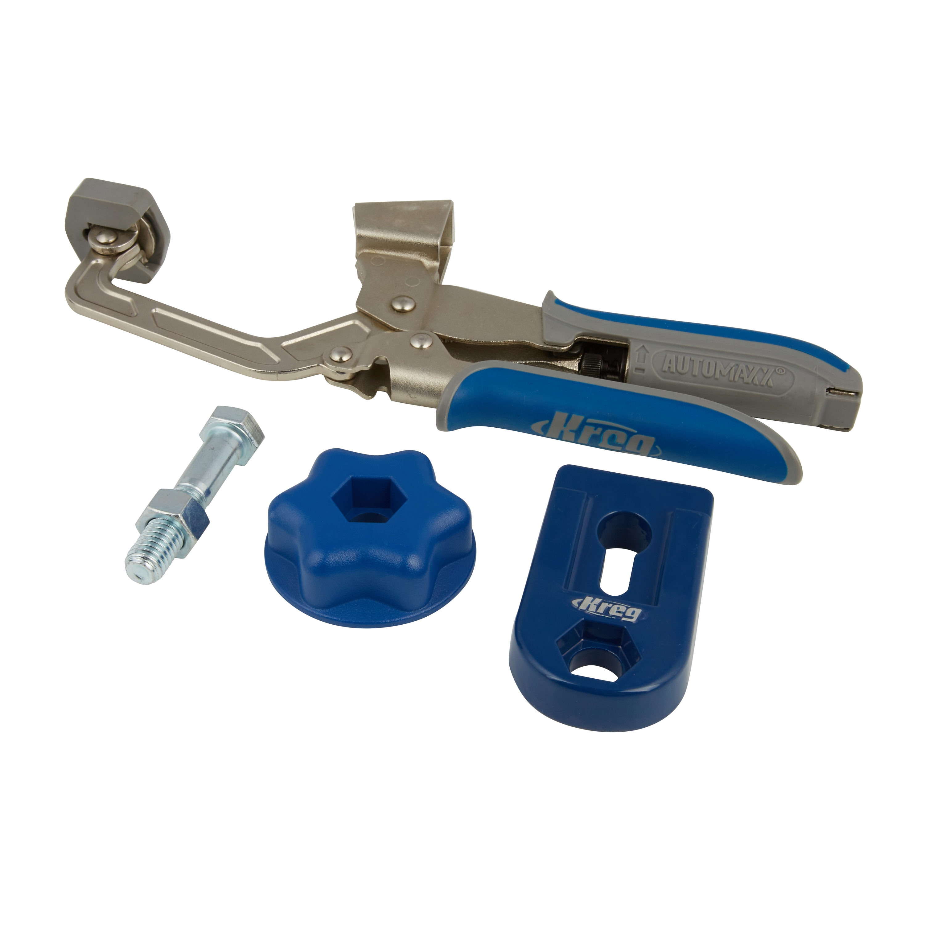Kreg Steel Corner Clamp with 350 lbs. Clamping Force, 3-in Throat Depth,  1-in Maximum Jaw Opening, Silver Finish in the Clamps department at