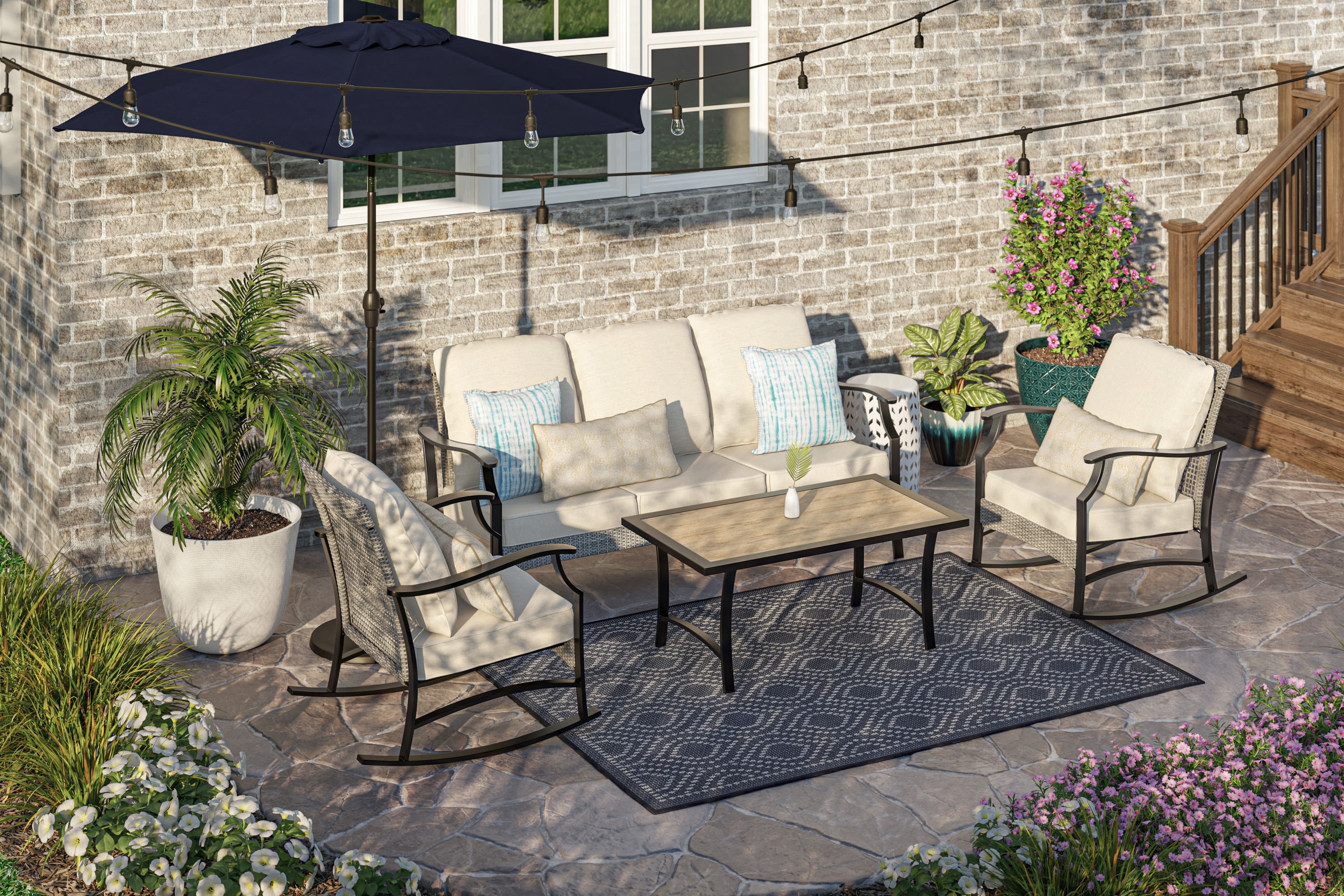 allen + roth TN0NS14B-9C8 Outdoor-Accent-Pillows - View #8