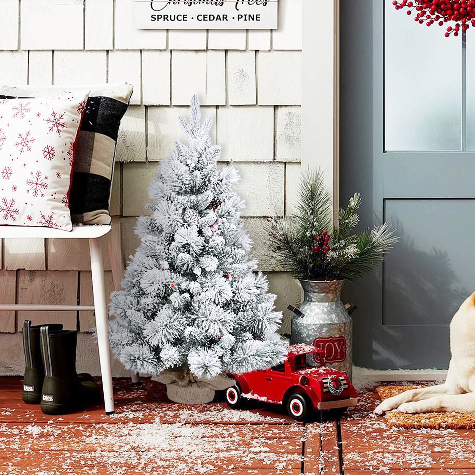 AAZJ NBC-CM73066 Artificial-Christmas-Trees - View #4