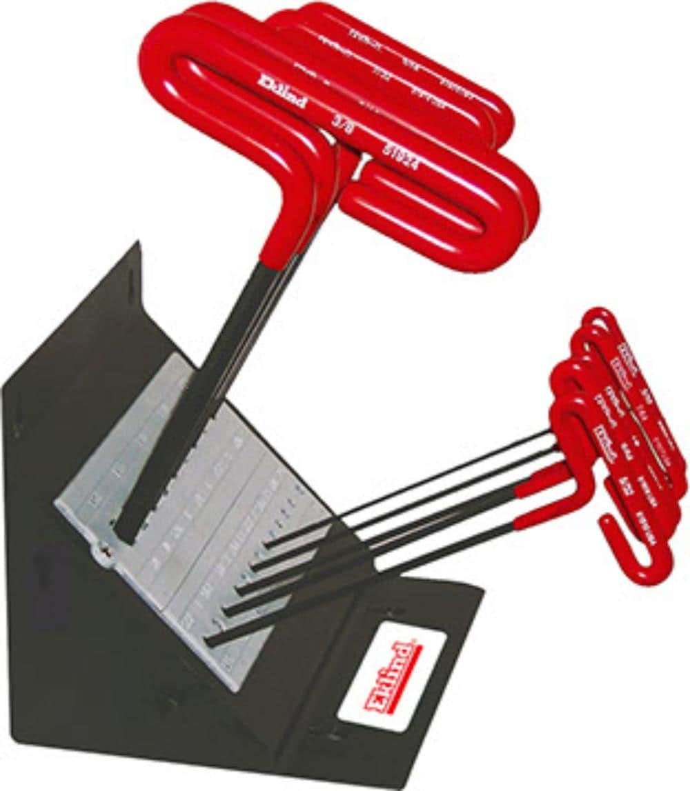 Eklind 50190 Assorted T-Handle Standard (SAE) 10 -Pieces Hex key set