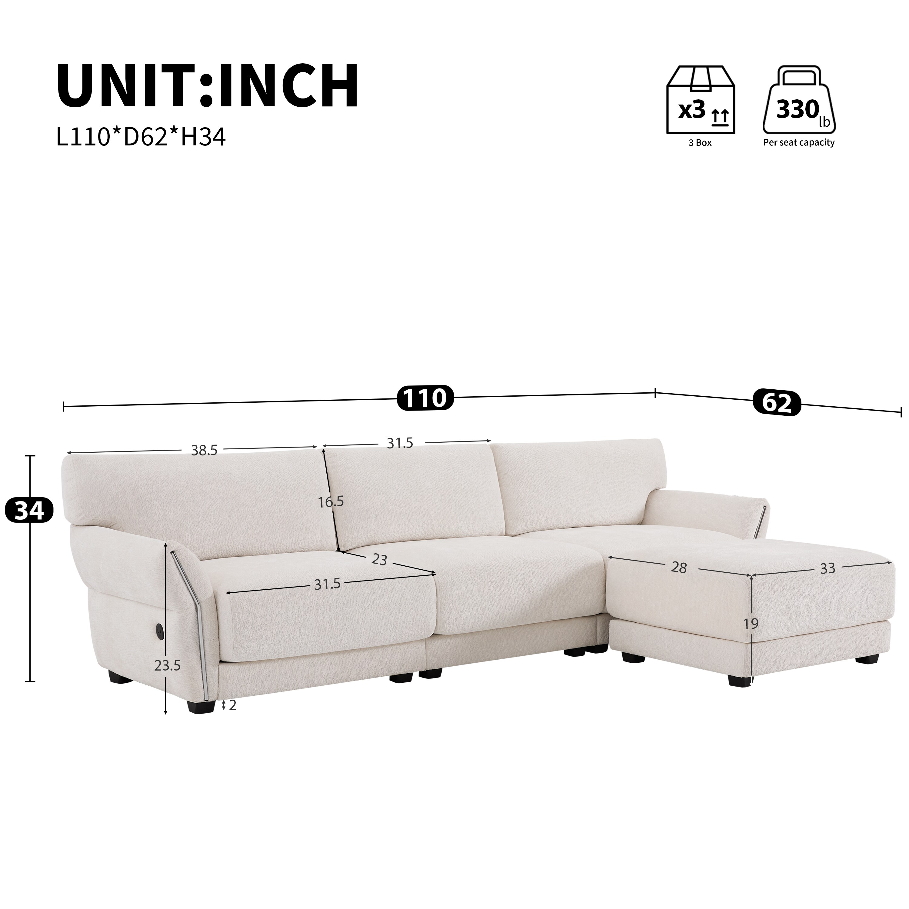 ModernLuxe N723S7038K Sofas-Loveseats - View #15
