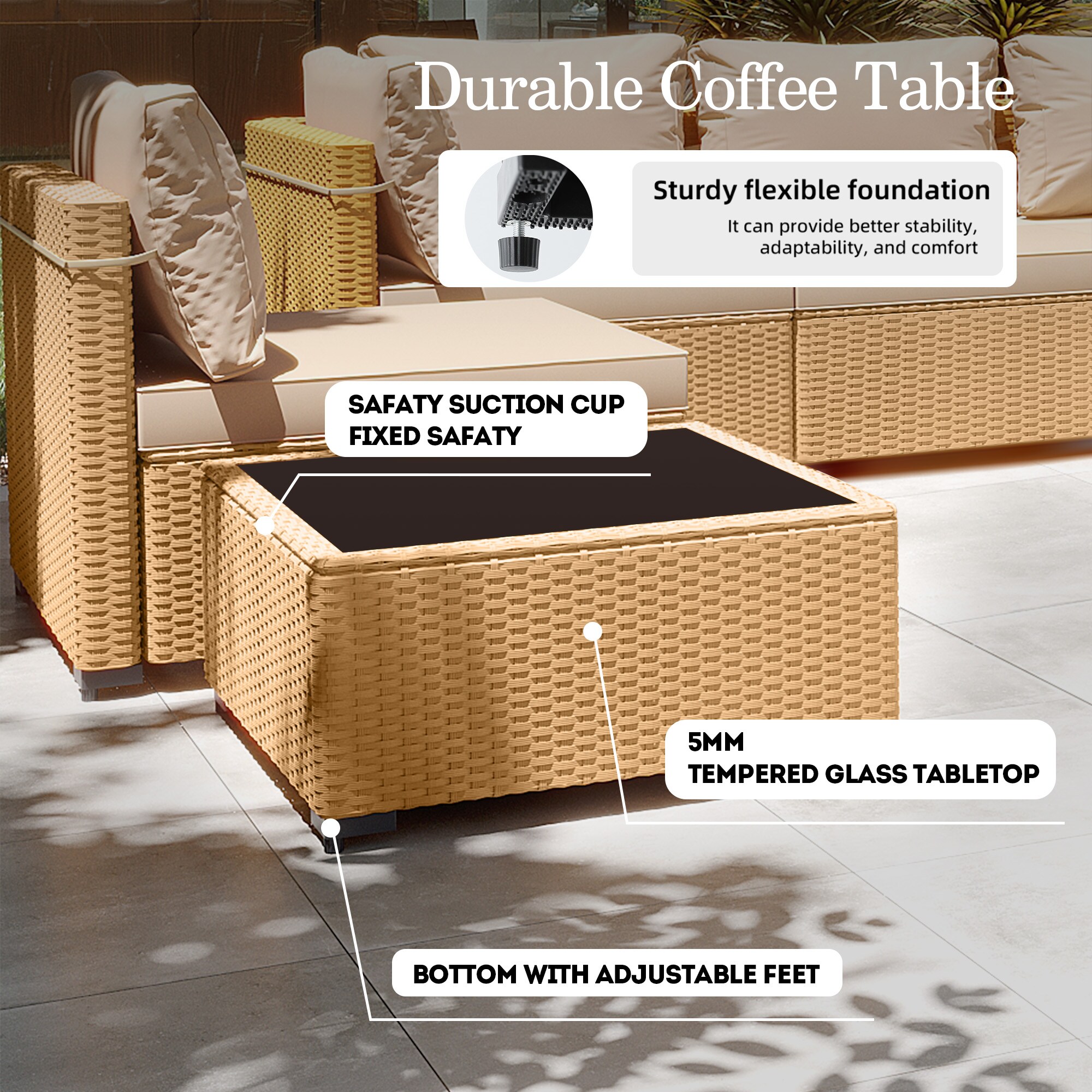 Patio Watcher LS-RT5-KD42WH-Y1 Patio-Conversation-Sets - View #4