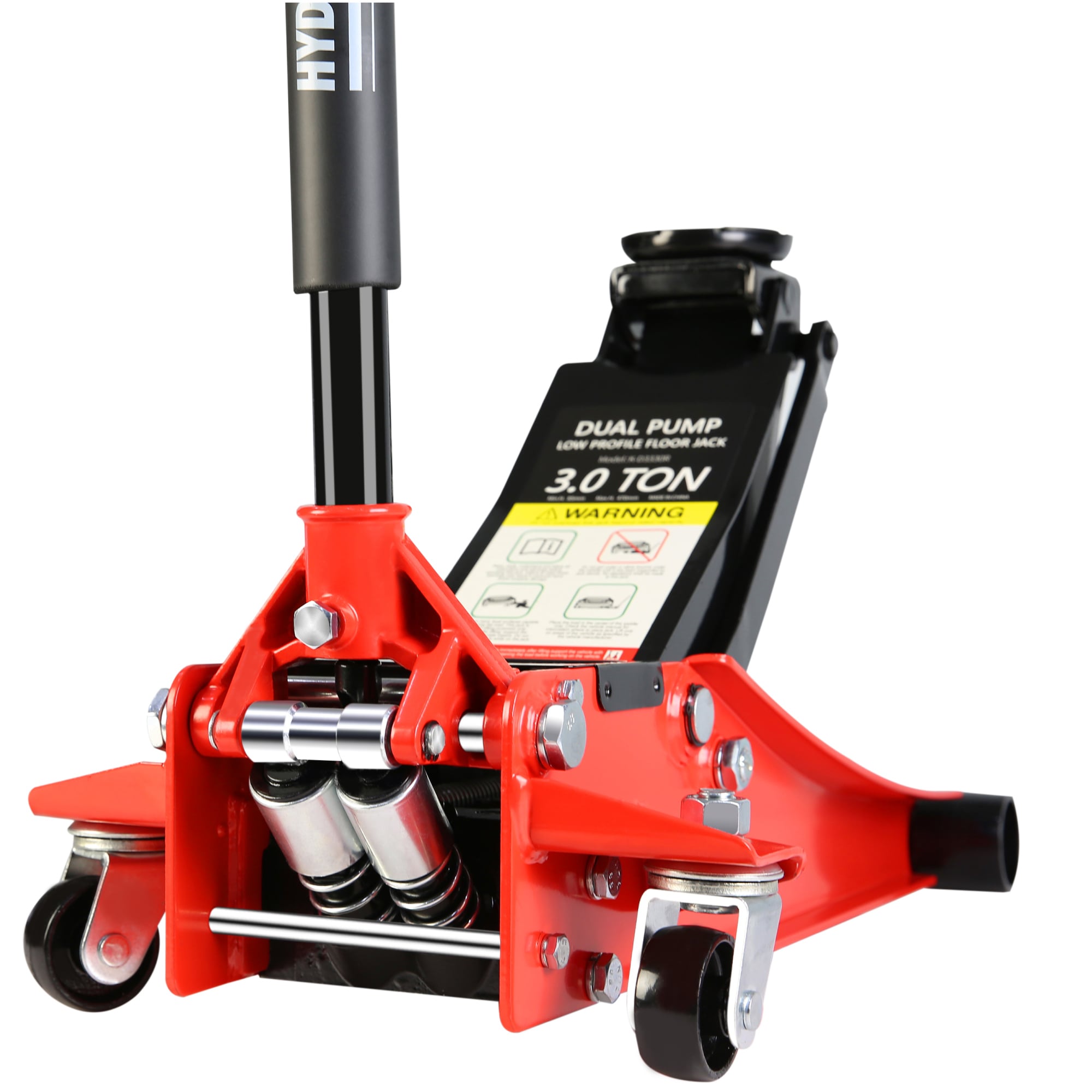 Gaierptone Red 3-ton Steel Hydraulic Low Profile Floor Jack Crx4ongzsgd 